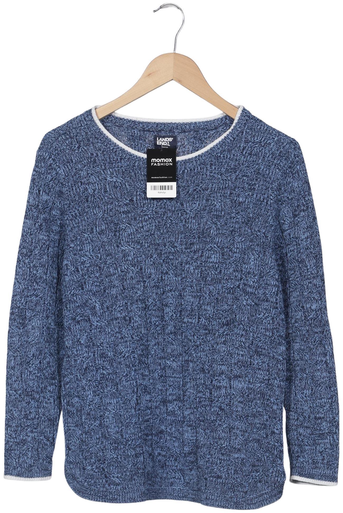 

Lands End Damen Pullover, blau, Gr. 38