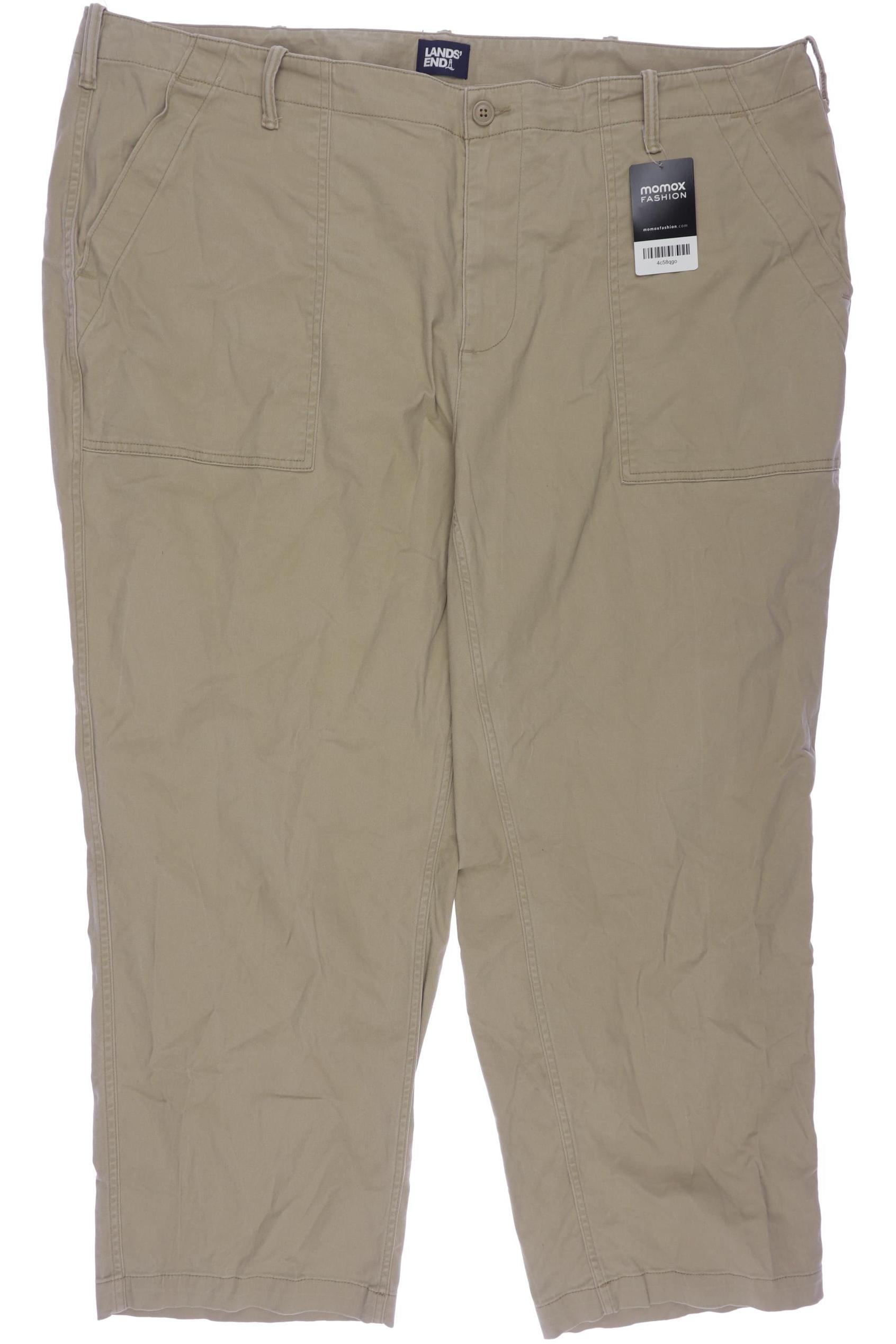 

Lands End Damen Stoffhose, beige, Gr. 56