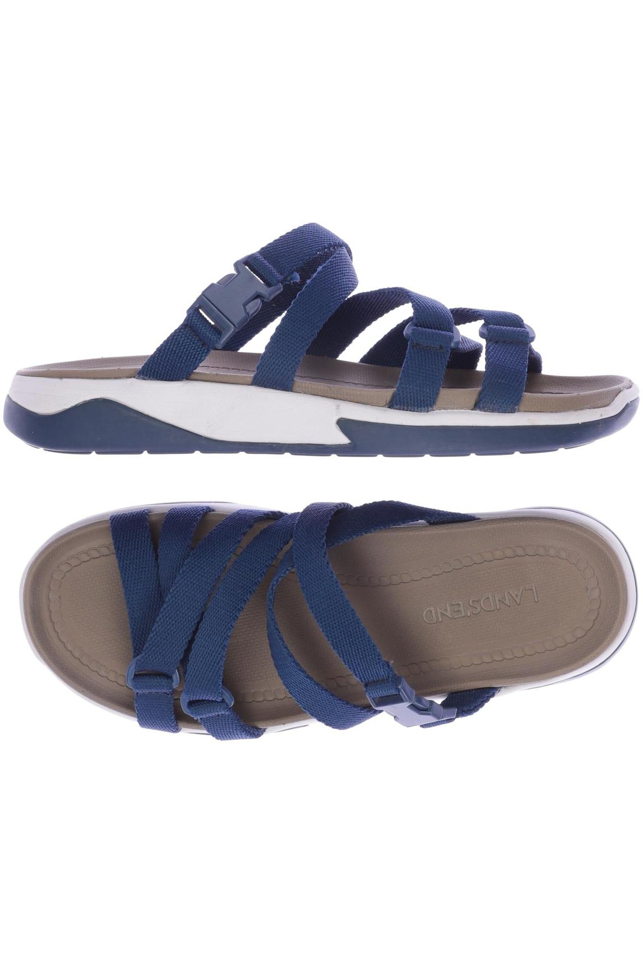 

Lands End Damen Sandale, blau, Gr. 37