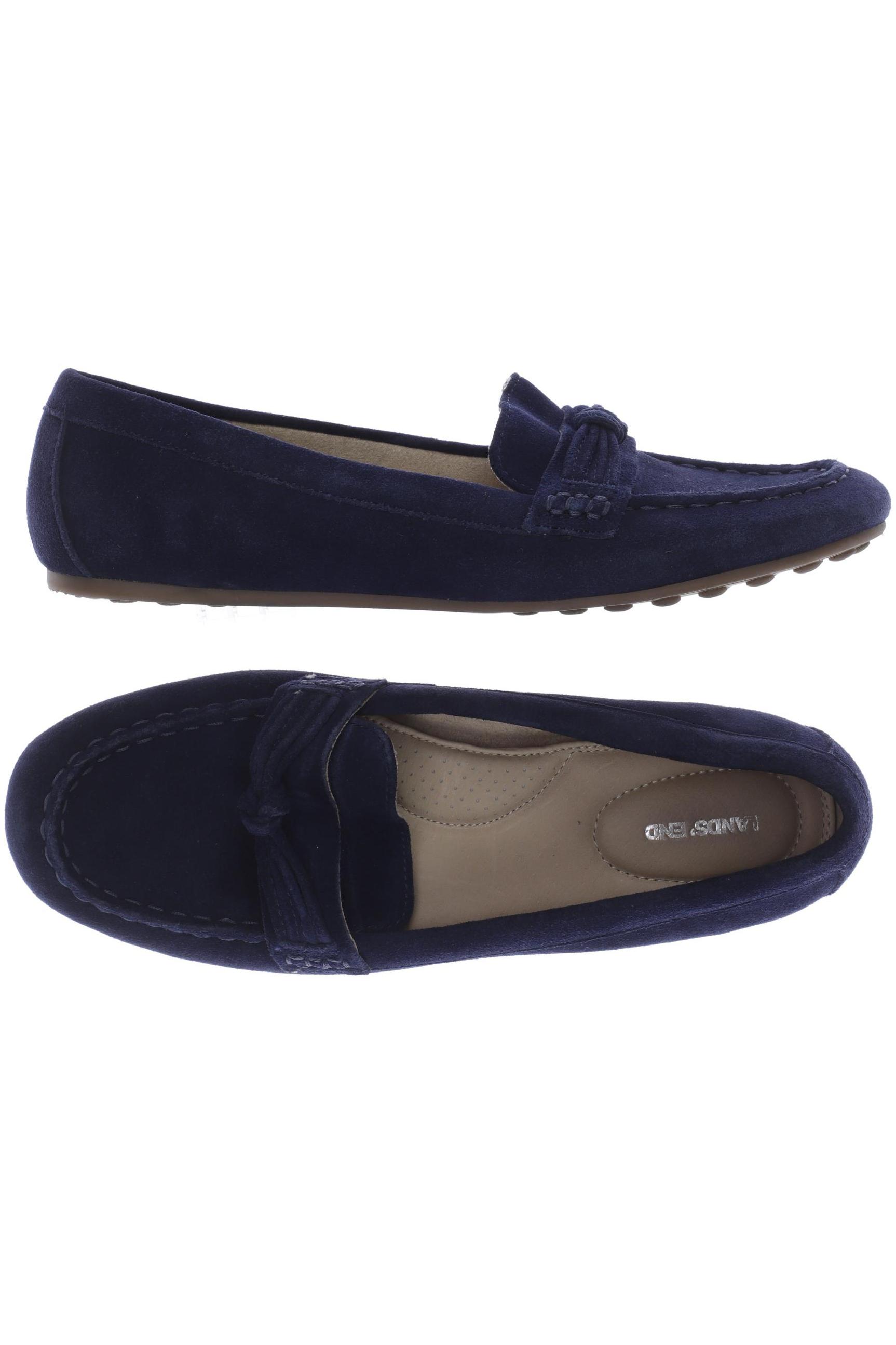 

Lands End Damen Halbschuh, marineblau, Gr. 36