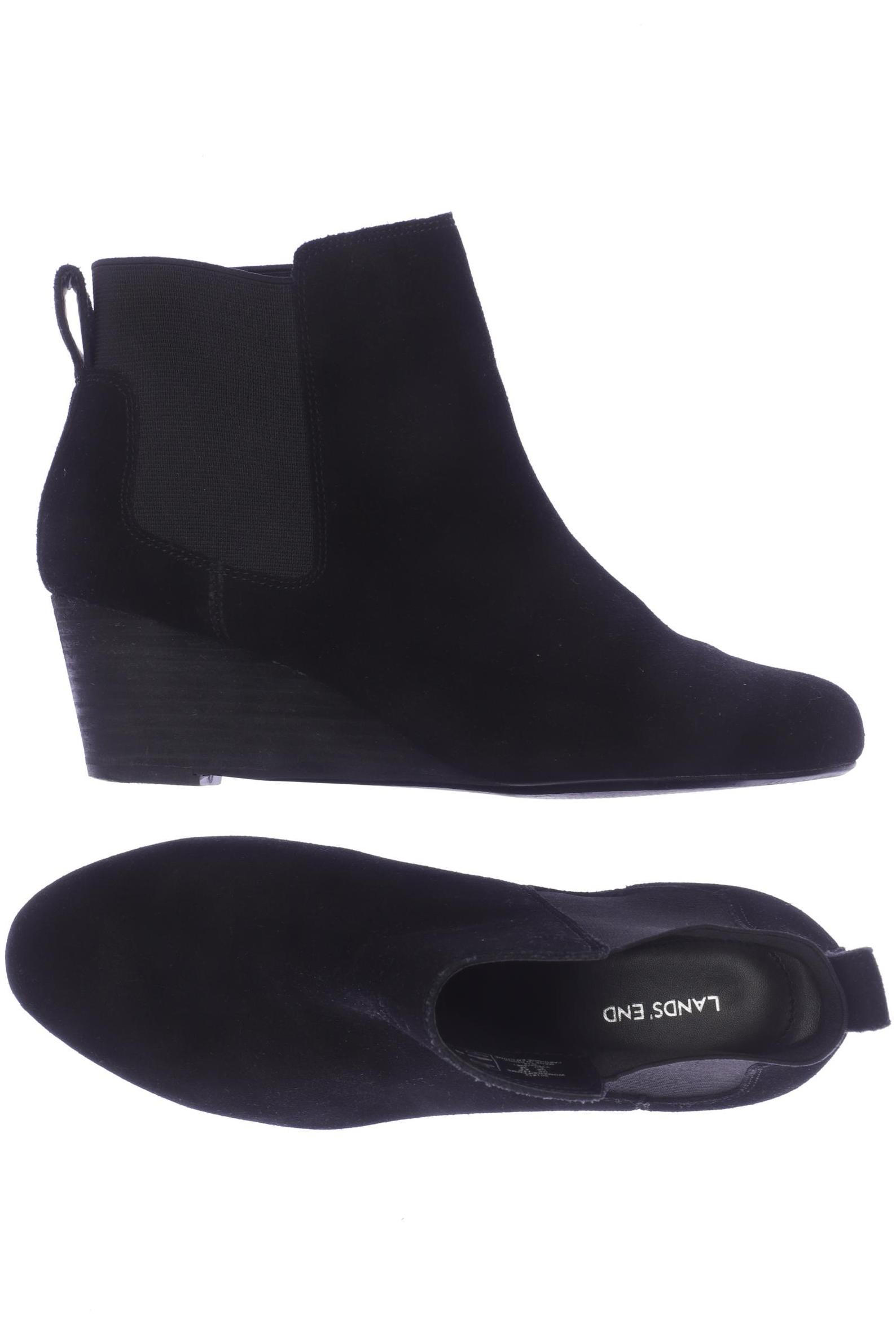 

Lands End Damen Stiefelette, schwarz, Gr. 38