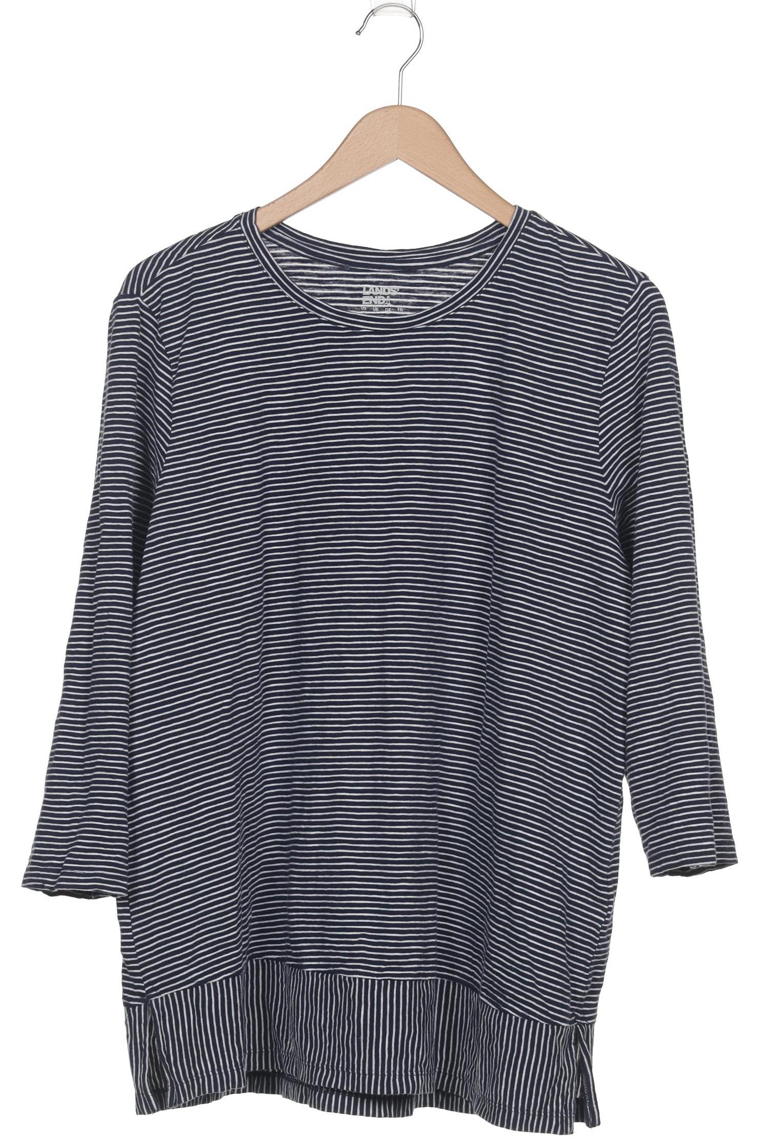 

Lands End Damen Langarmshirt, marineblau, Gr. 44
