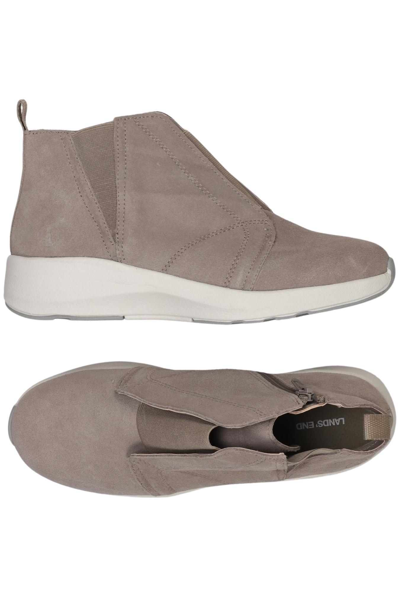 

Lands End Damen Stiefelette, beige, Gr. 38