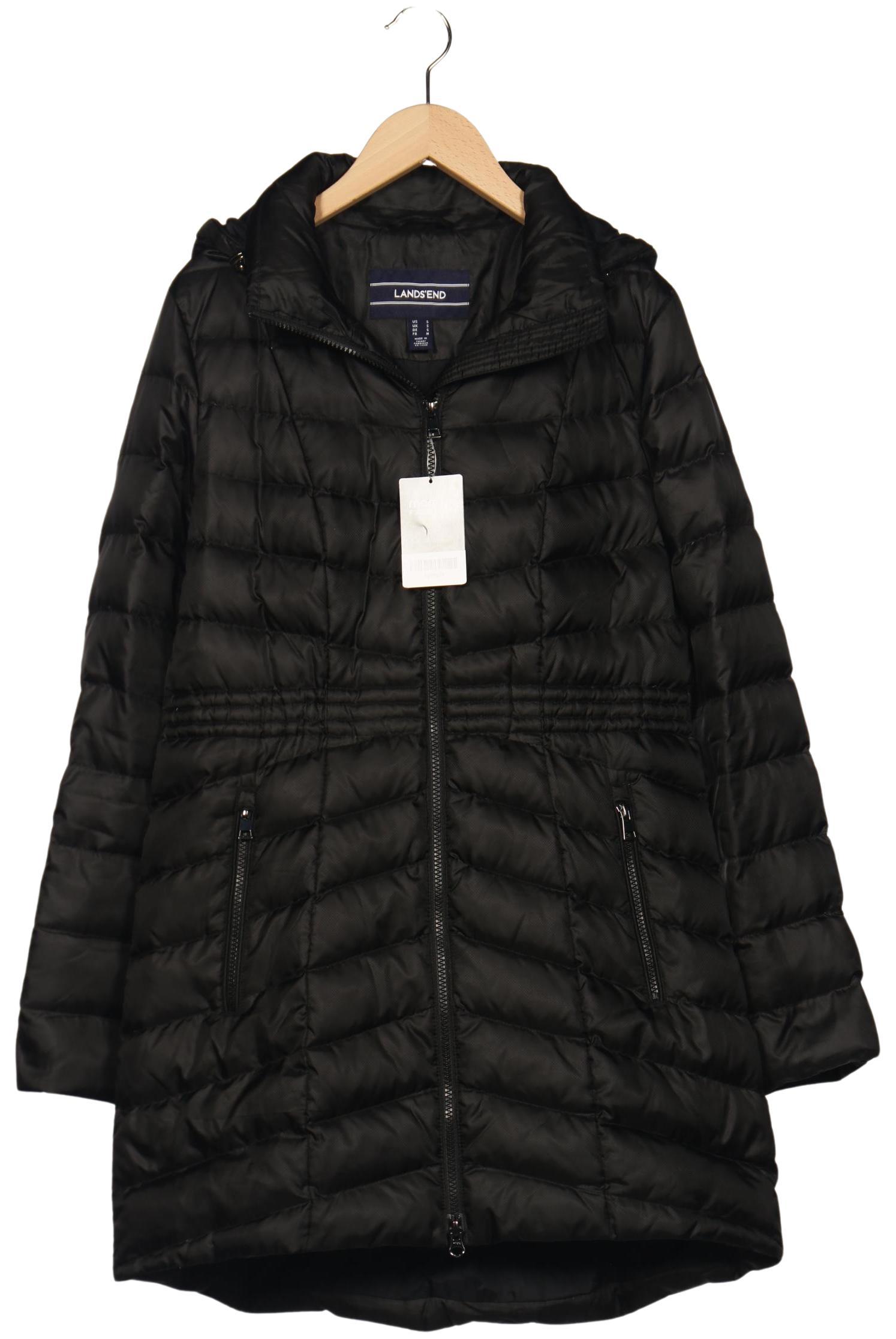 

Lands End Damen Mantel, schwarz, Gr. 60