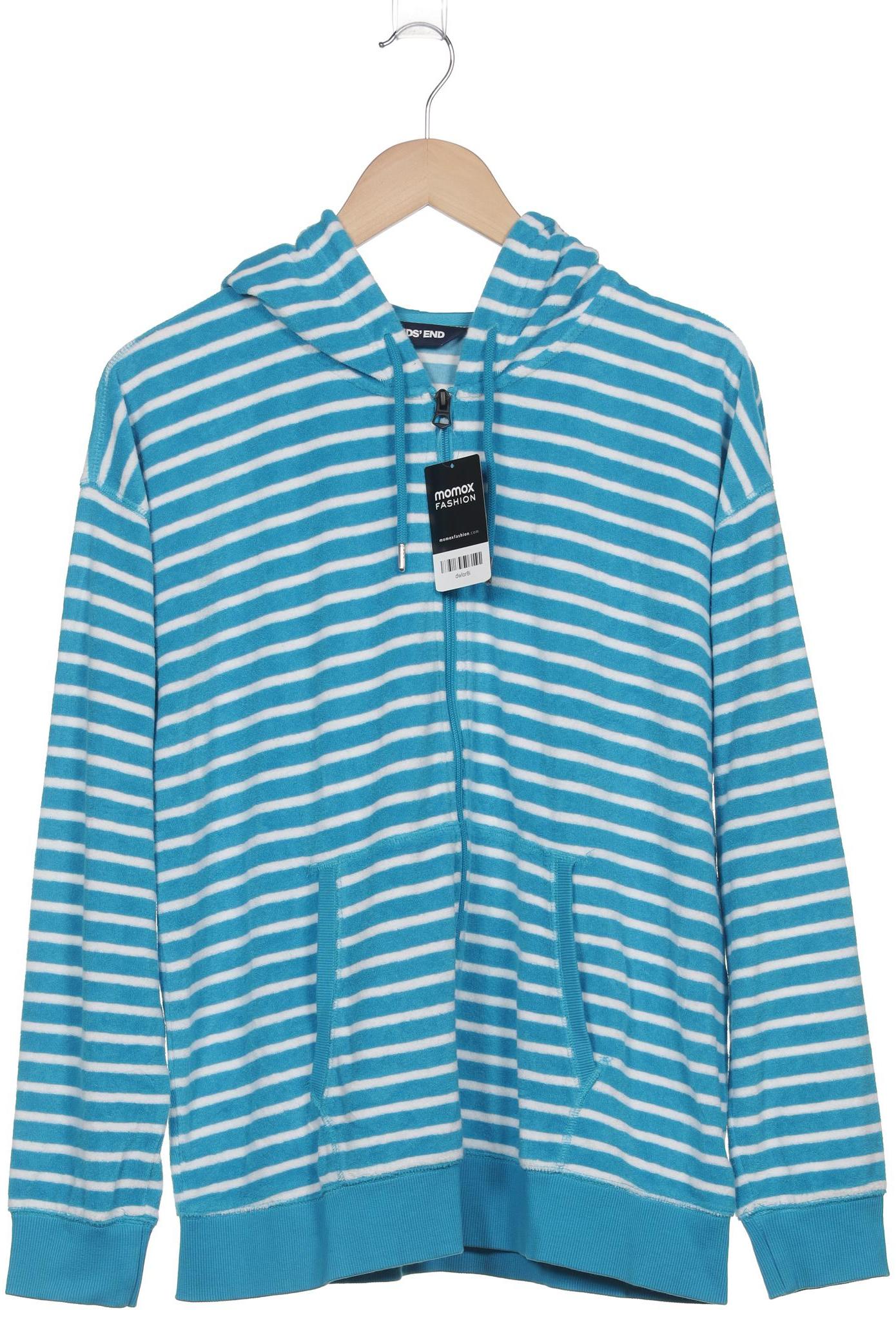 

Lands End Damen Kapuzenpullover, blau, Gr. 42