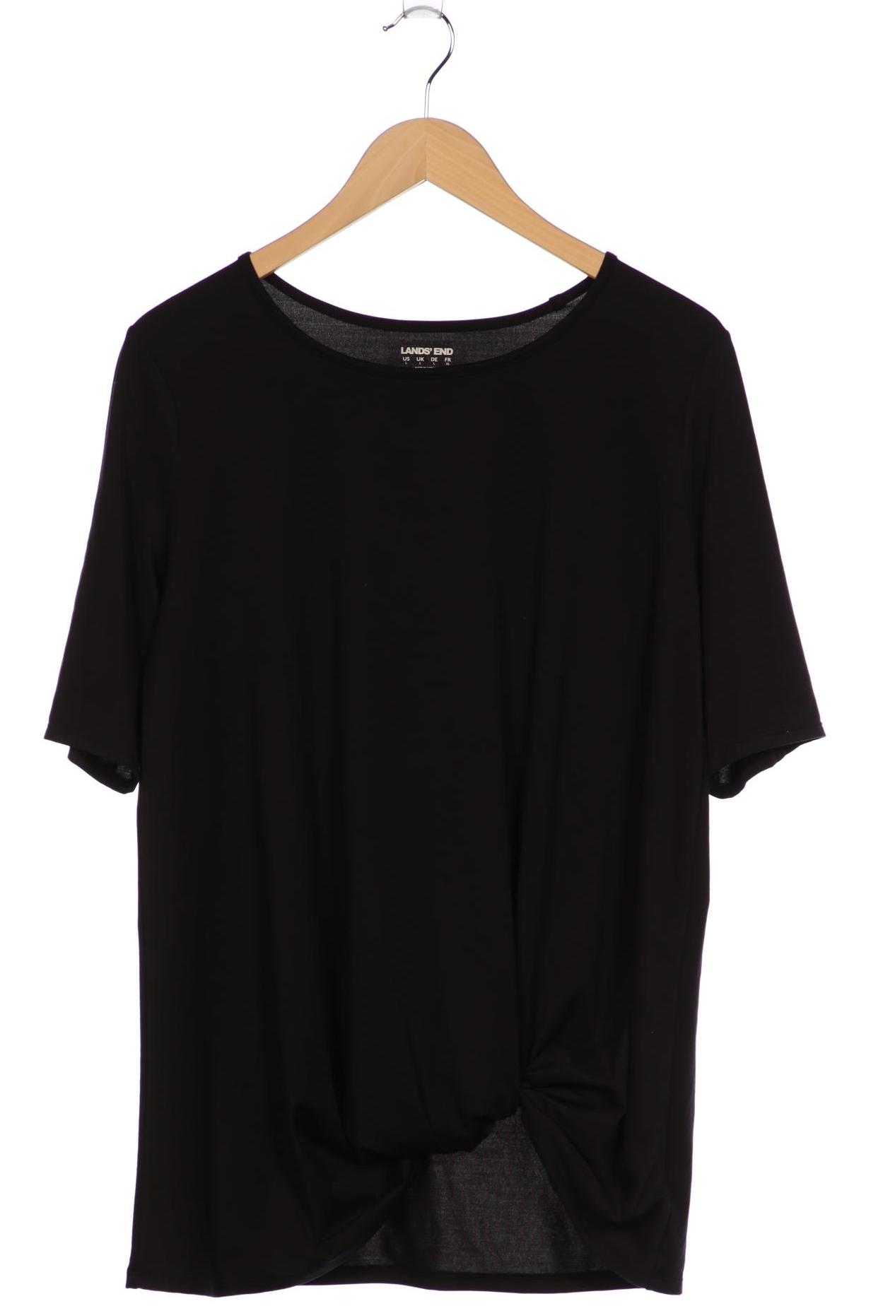 

Lands End Damen T-Shirt, schwarz, Gr. 42