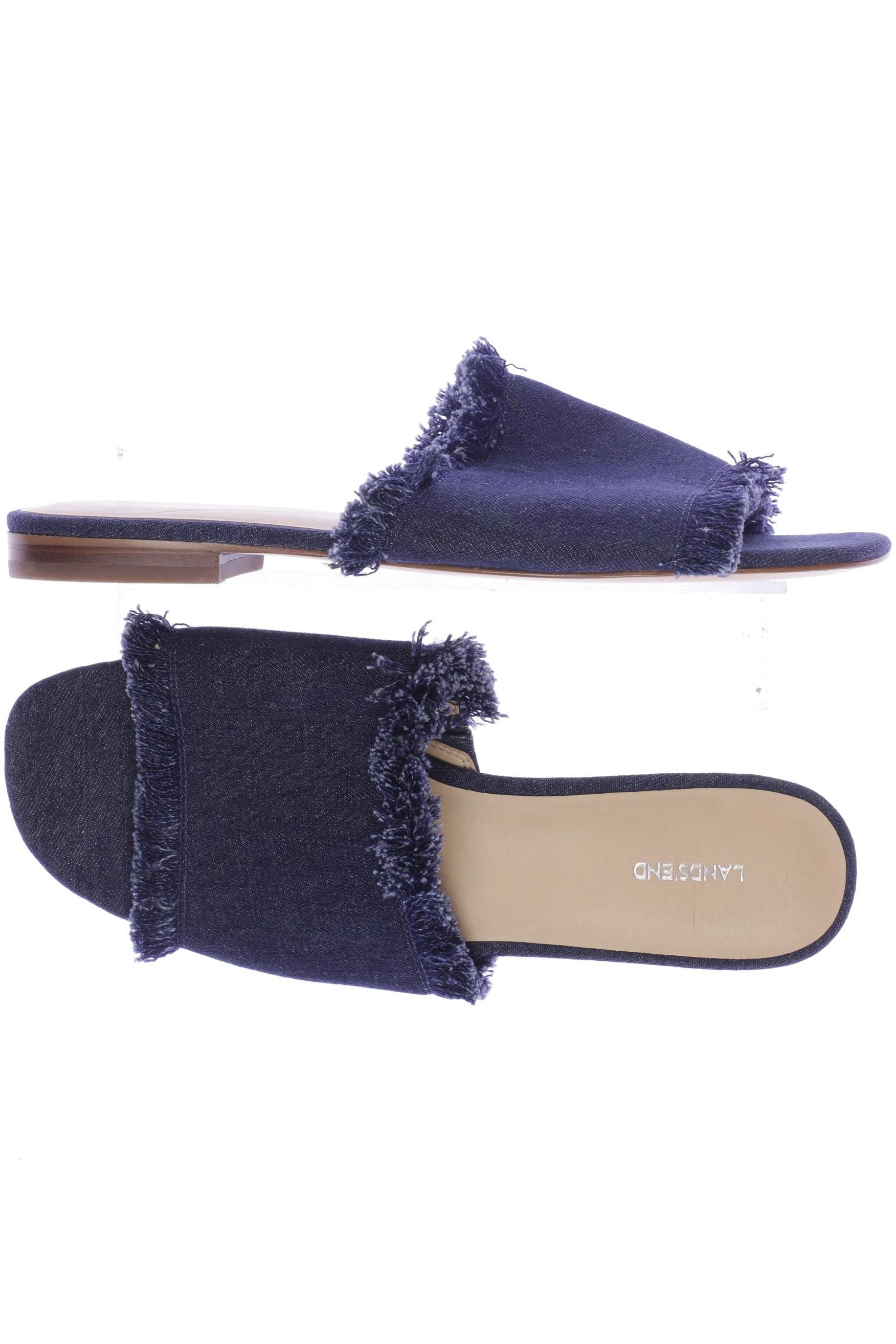 

Lands End Damen Sandale, blau, Gr. 40
