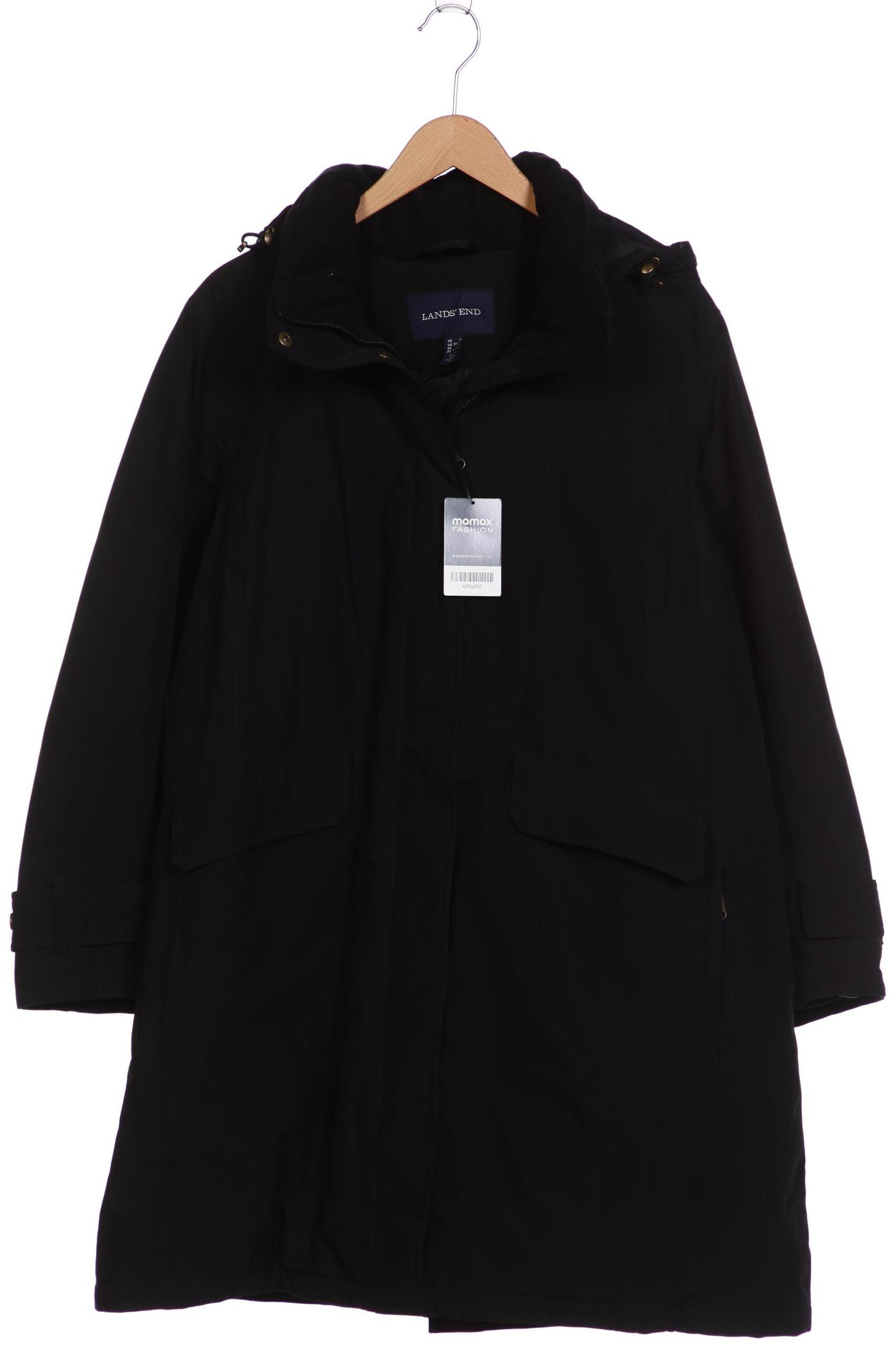 

Lands End Damen Mantel, schwarz, Gr. 50