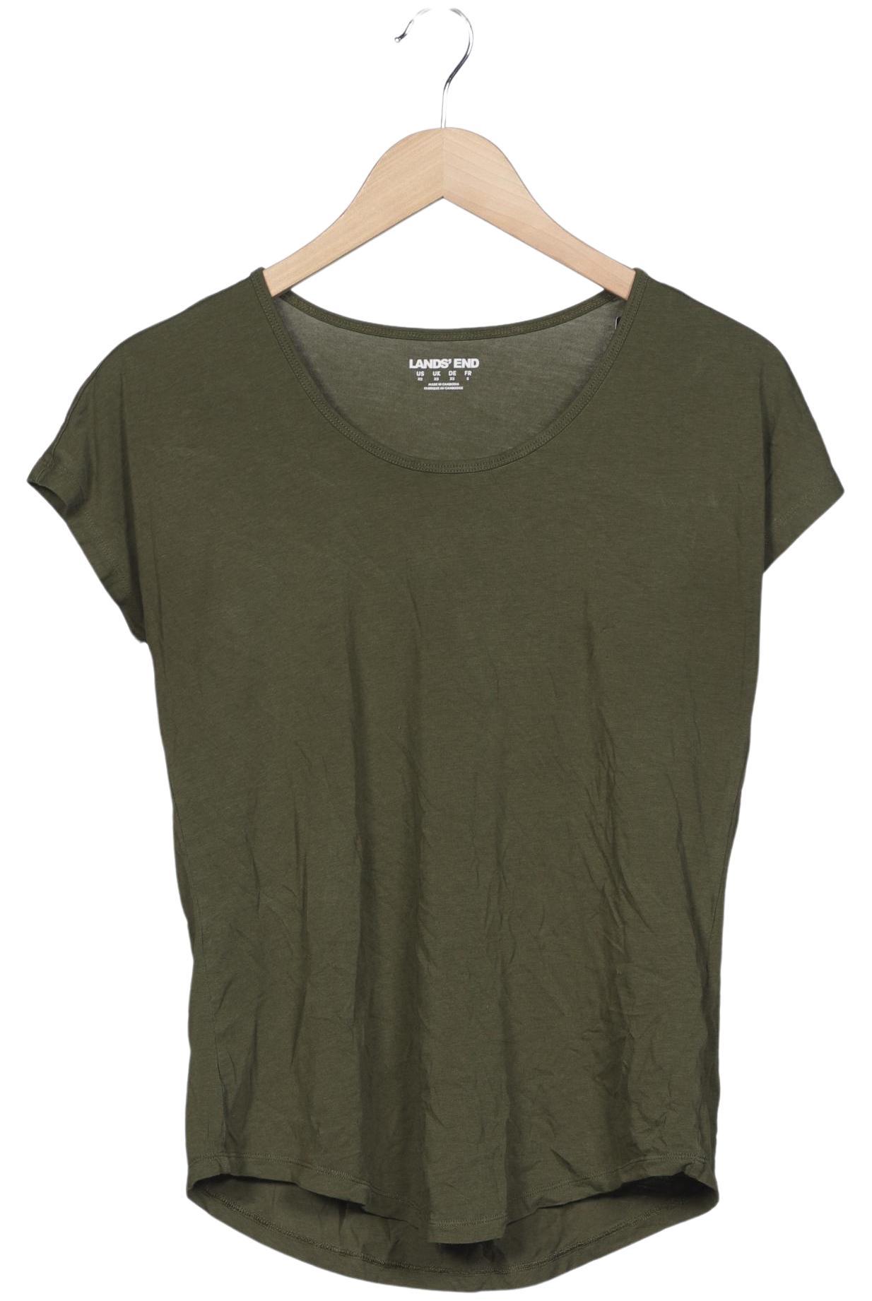 

Lands End Damen T-Shirt, grün, Gr. 34