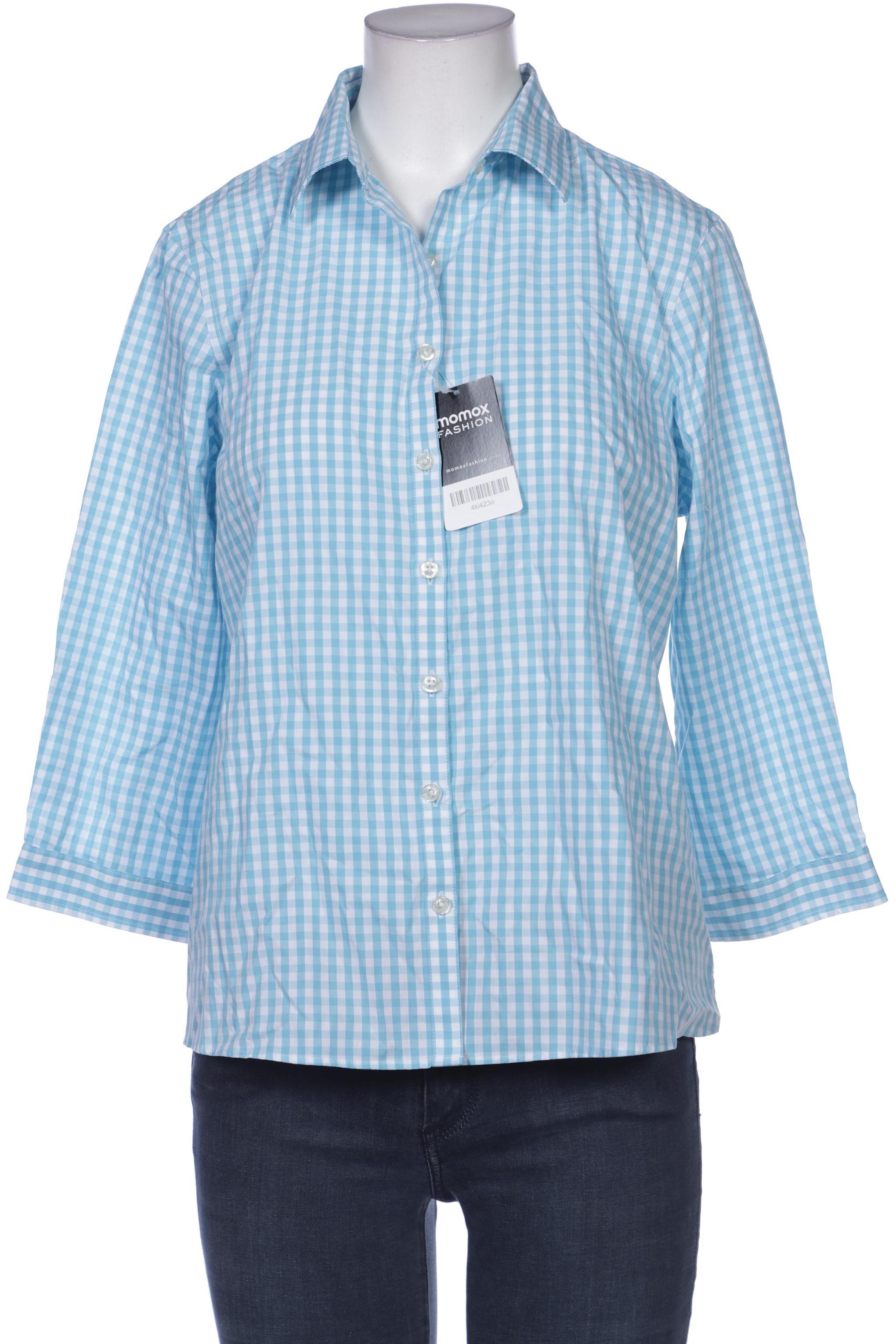 

Lands End Damen Bluse, blau, Gr. 38