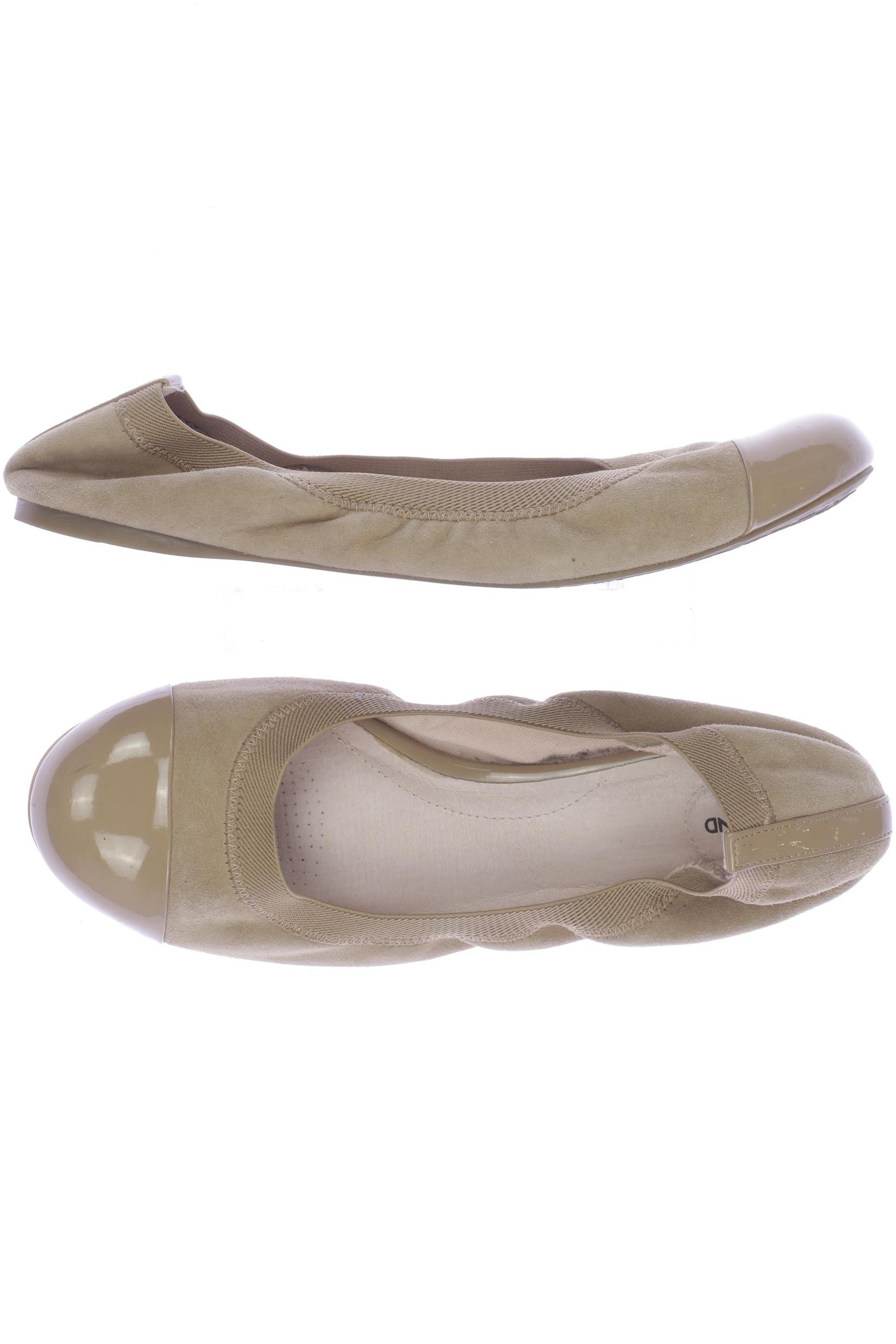 

Lands End Damen Ballerinas, beige, Gr. 41