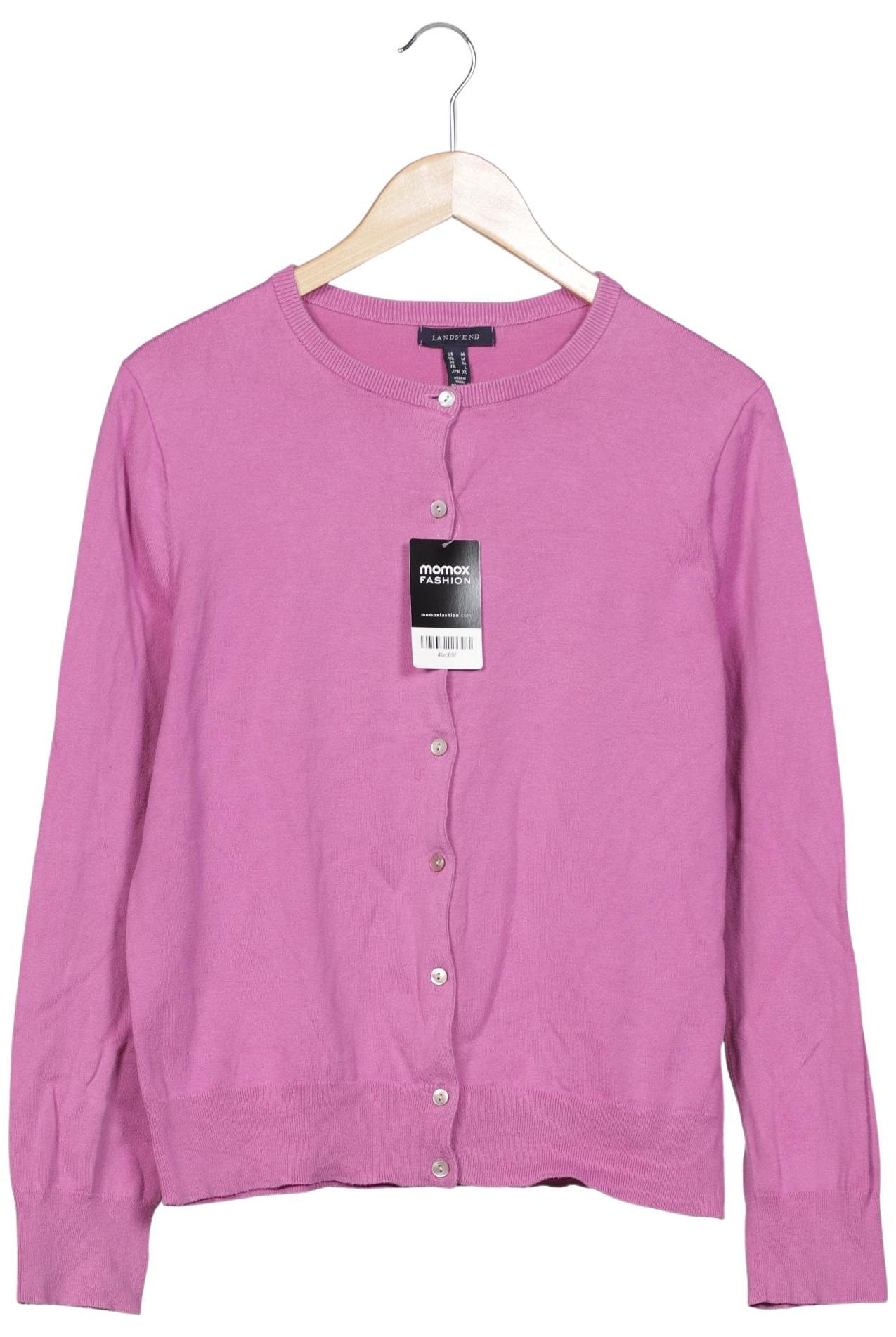 

Lands End Damen Strickjacke, pink, Gr. 38