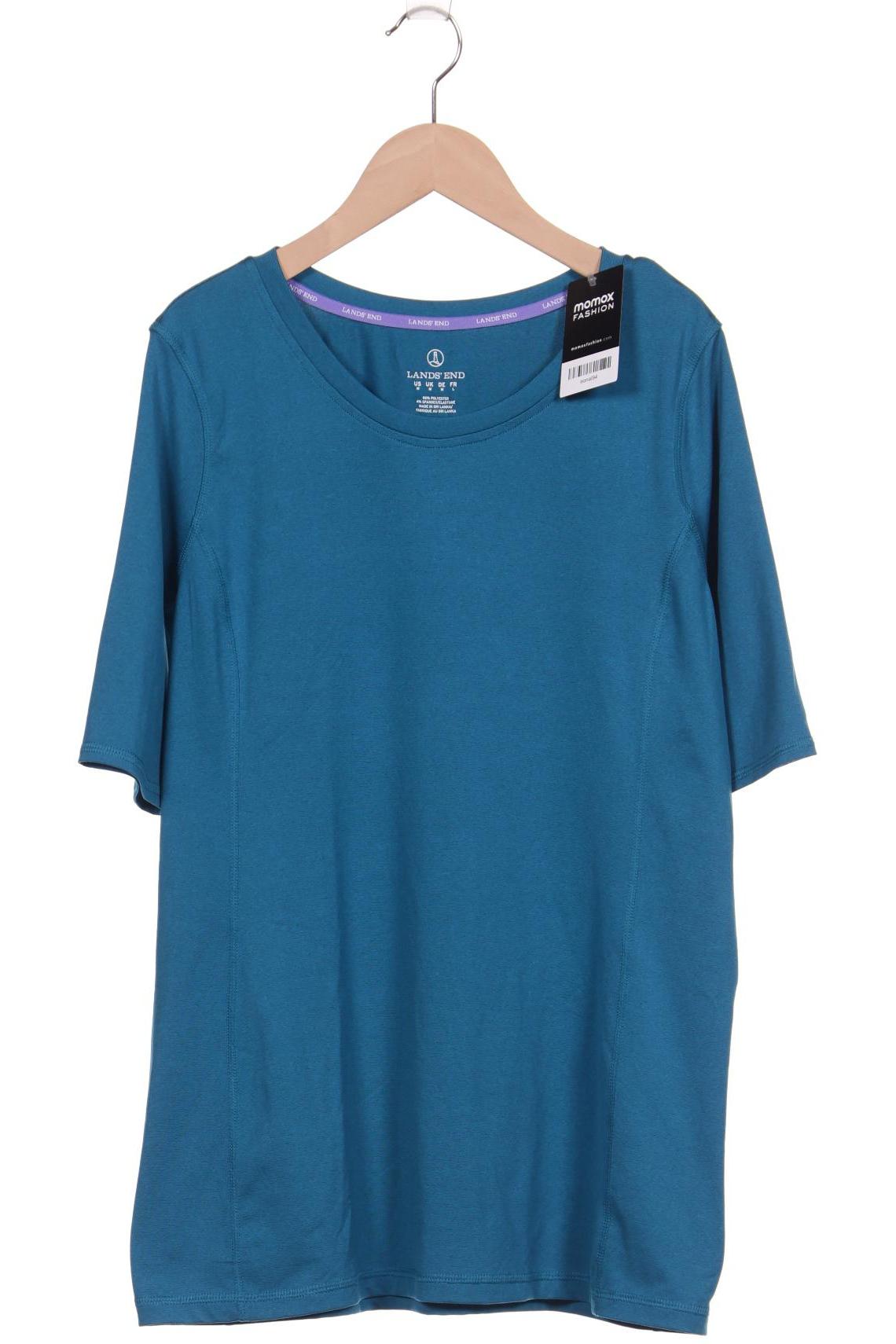 

Lands End Damen T-Shirt, türkis, Gr. 38