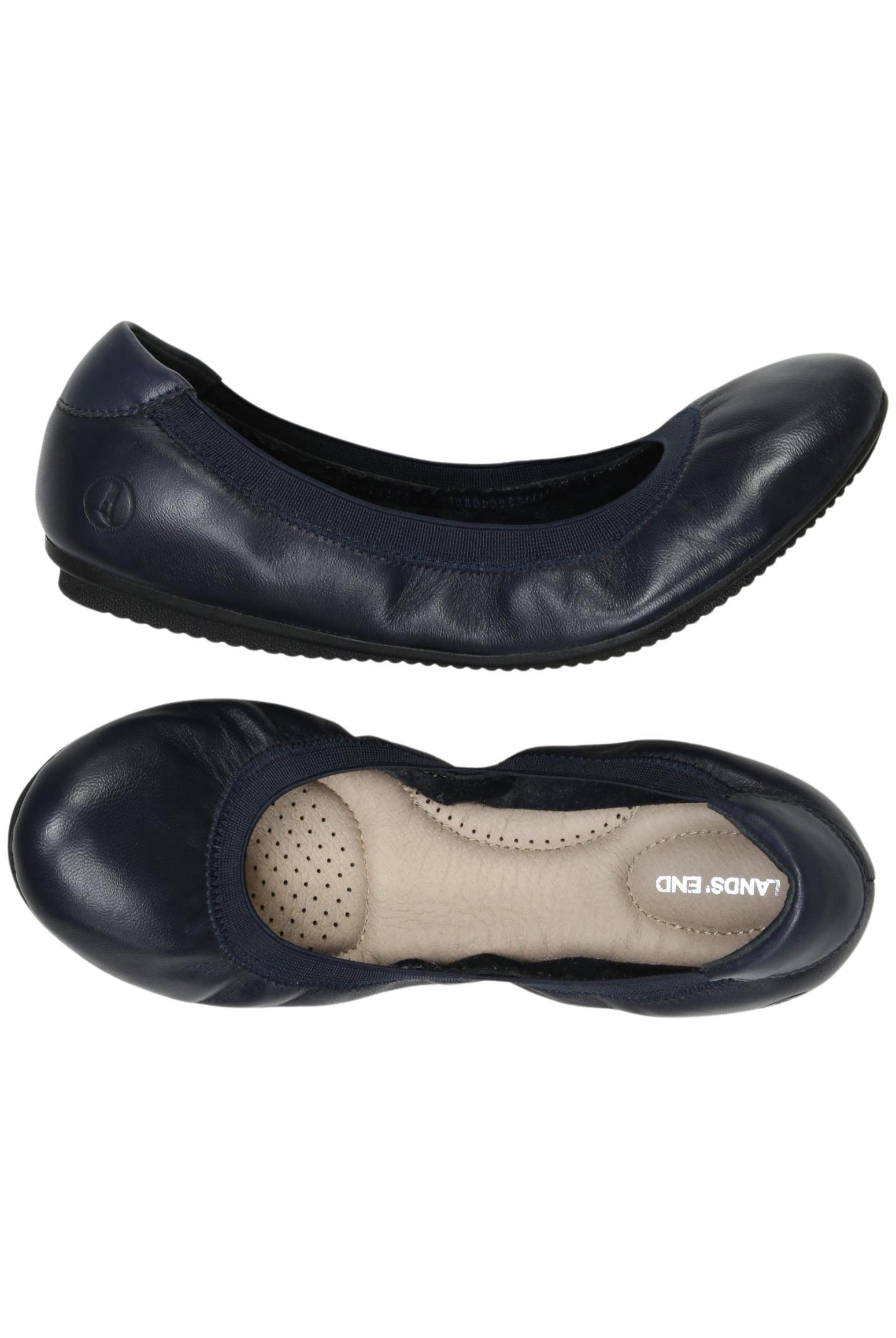 

Lands End Damen Ballerinas, marineblau, Gr. 38.5