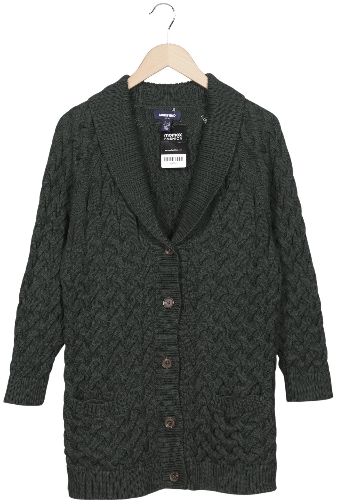 

Lands End Damen Strickjacke, grün, Gr. 50