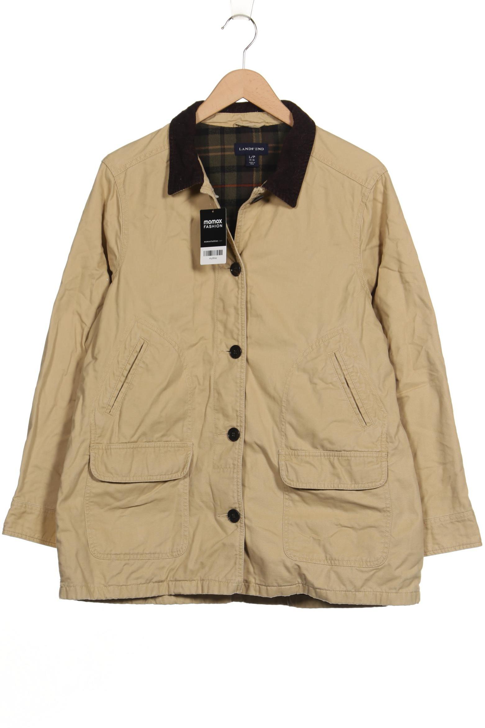 

Lands End Damen Mantel, beige, Gr. 42