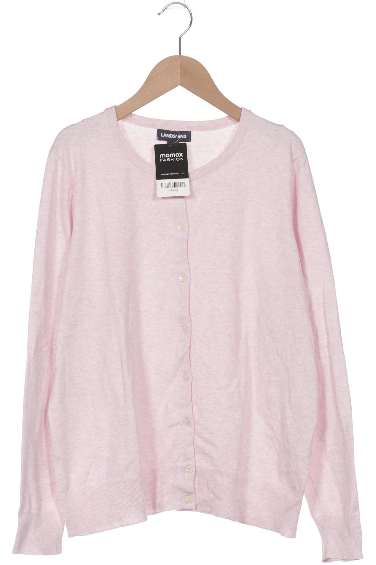 

Lands End Damen Strickjacke, pink, Gr. 42