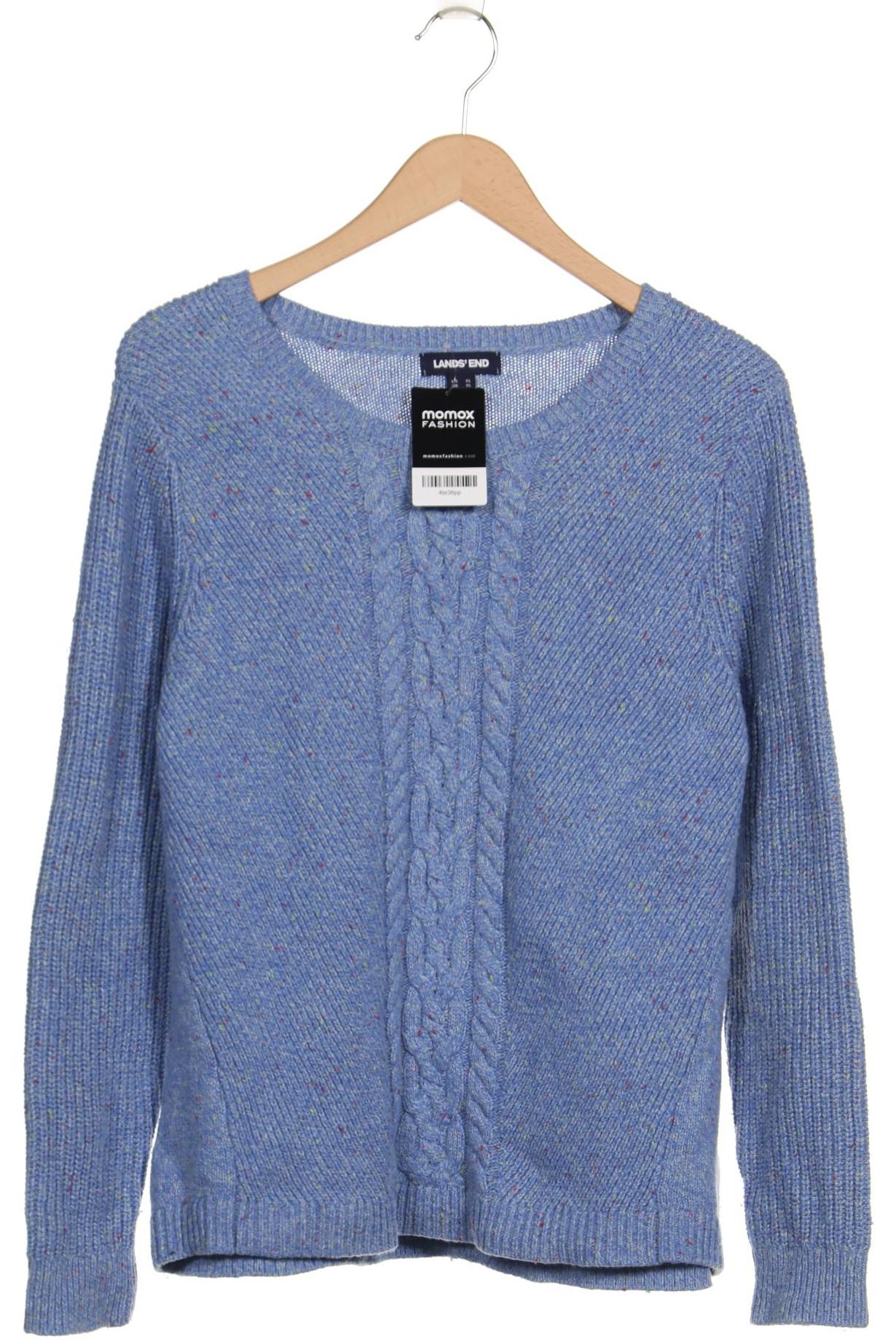 

Lands End Damen Pullover, blau, Gr. 44