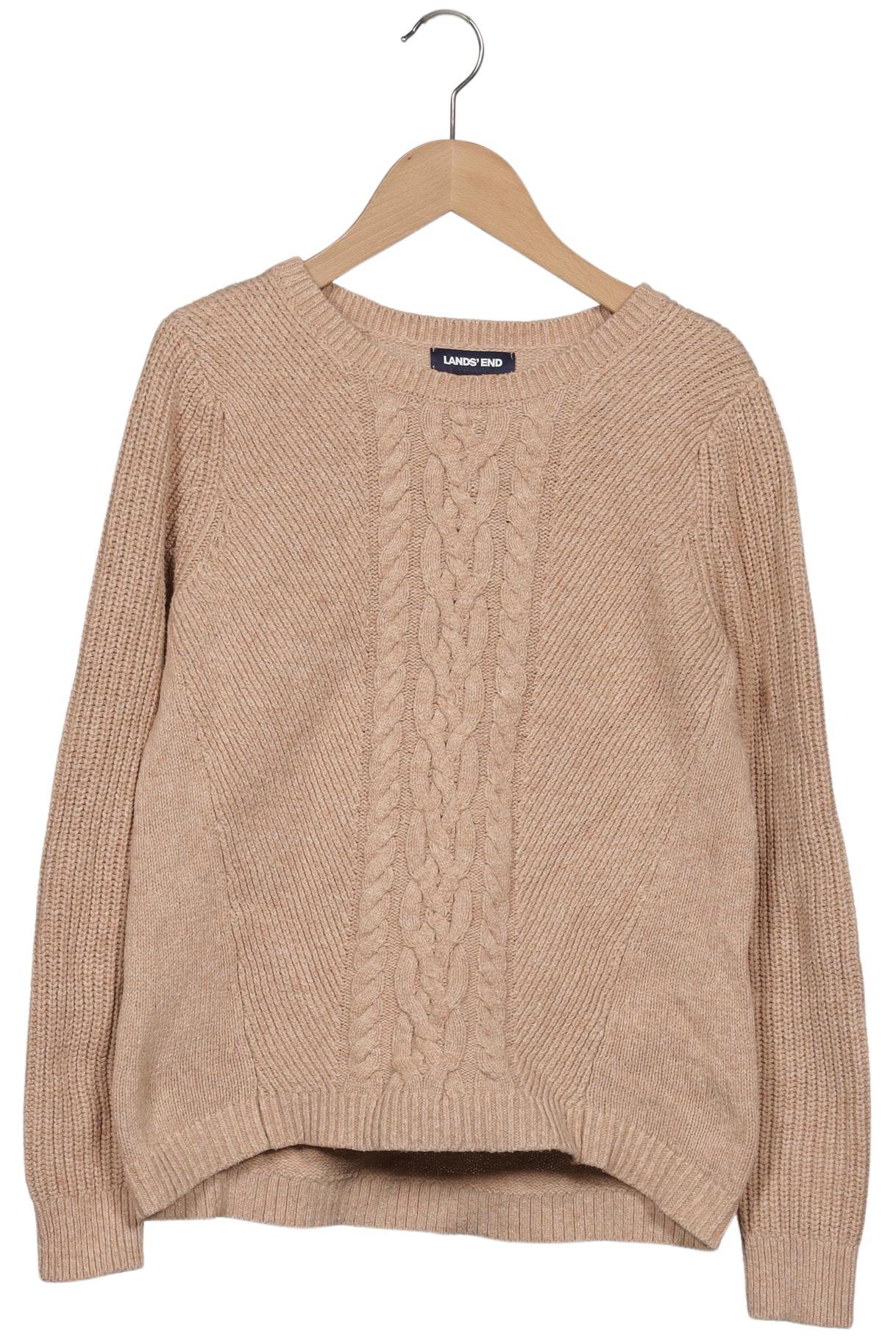 

Lands End Damen Pullover, beige, Gr. 34
