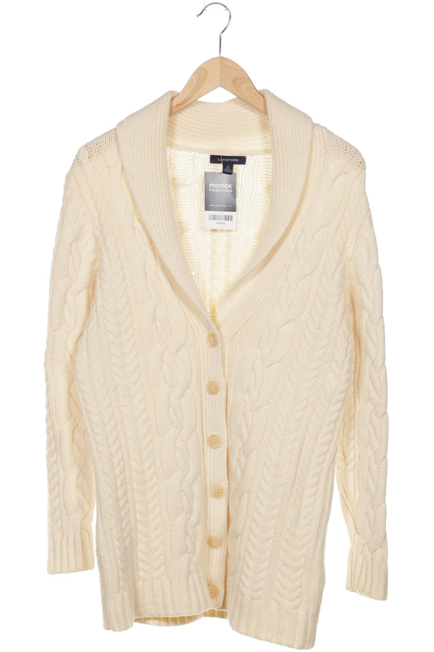 

Lands End Damen Strickjacke, cremeweiß, Gr. 38