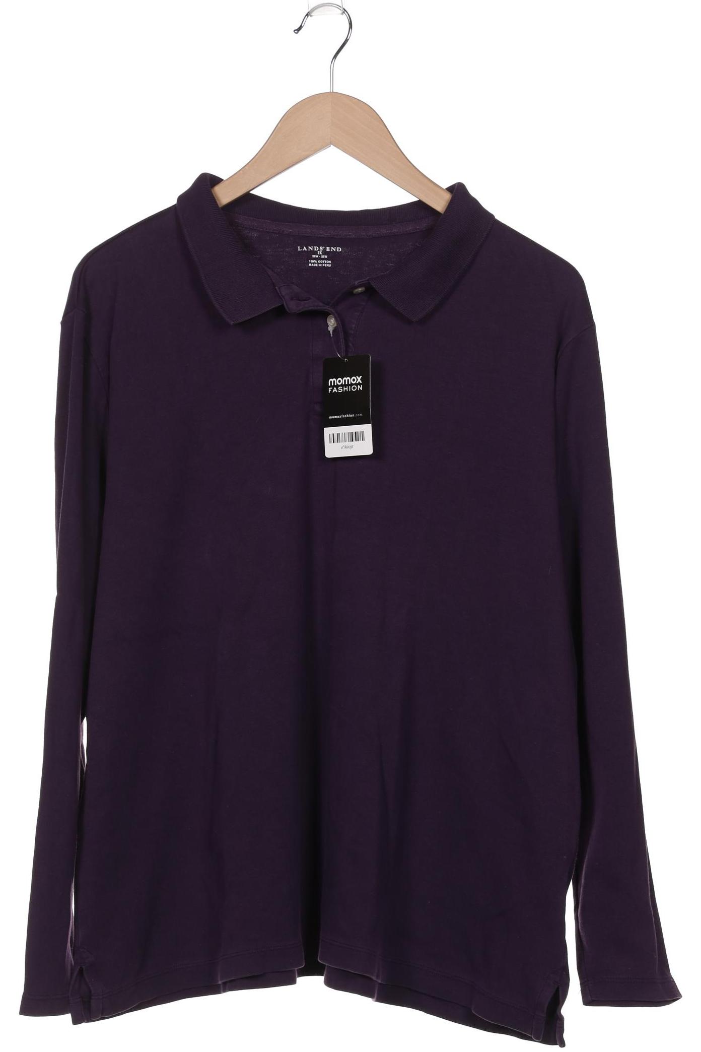 

Lands End Damen Poloshirt, flieder, Gr. 46