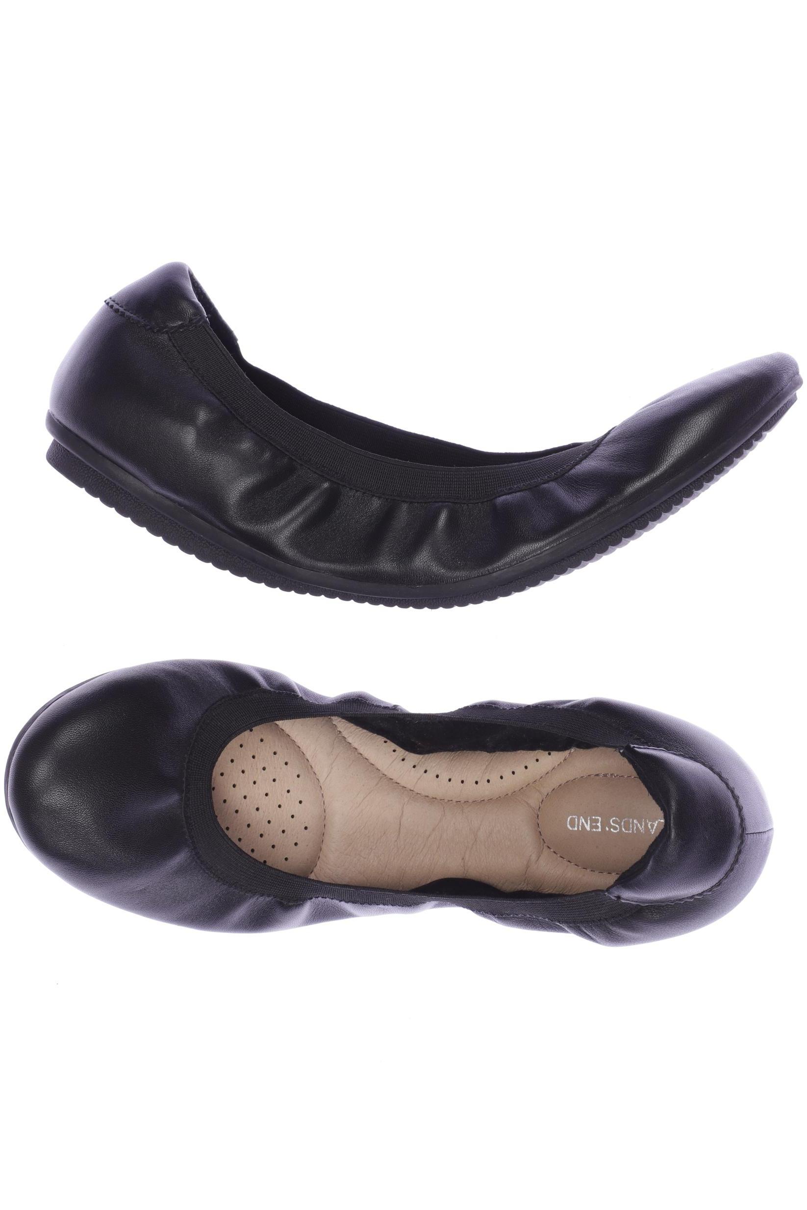 

Lands End Damen Ballerinas, schwarz, Gr. 42.5