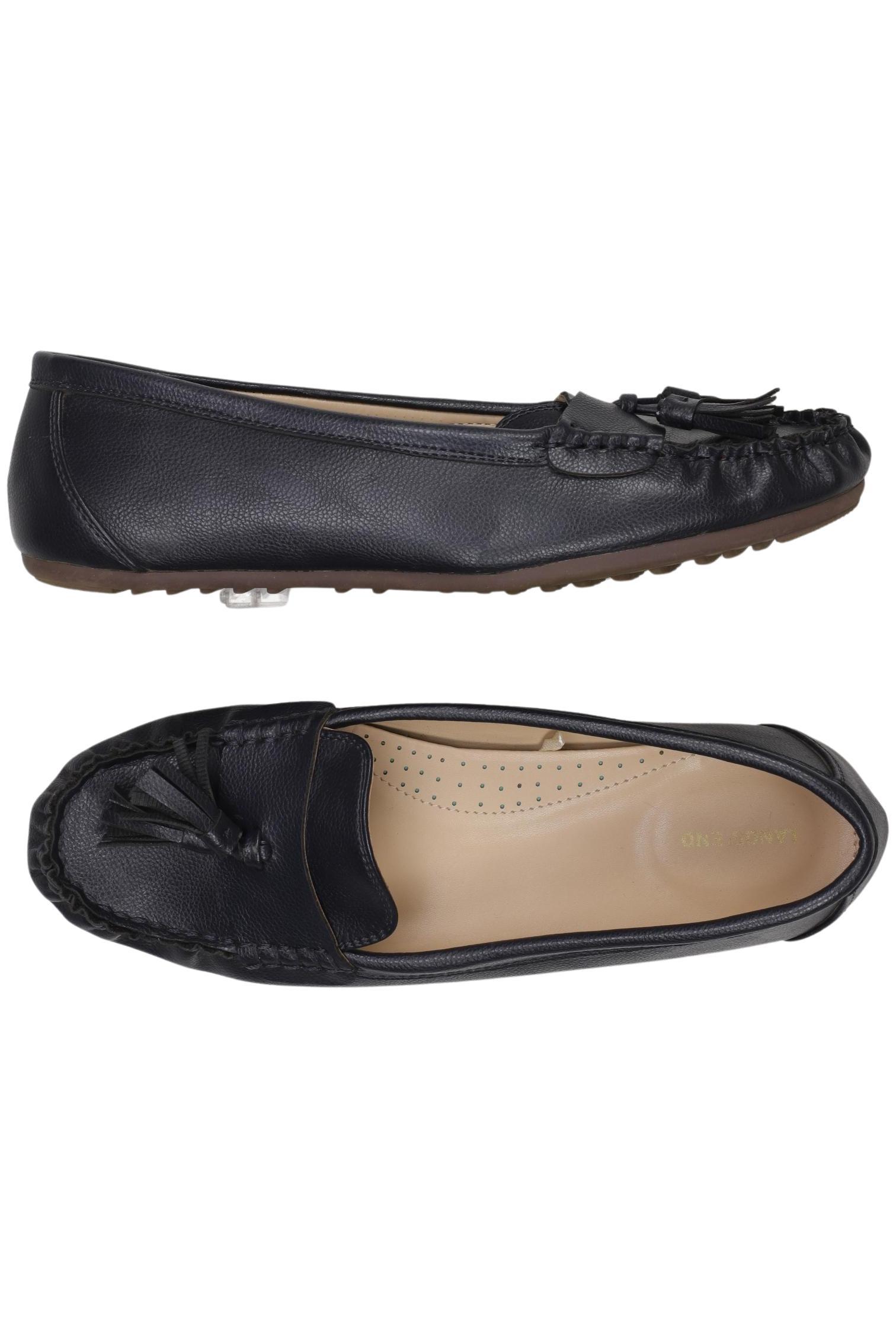 

Lands End Damen Halbschuh, marineblau, Gr. 5