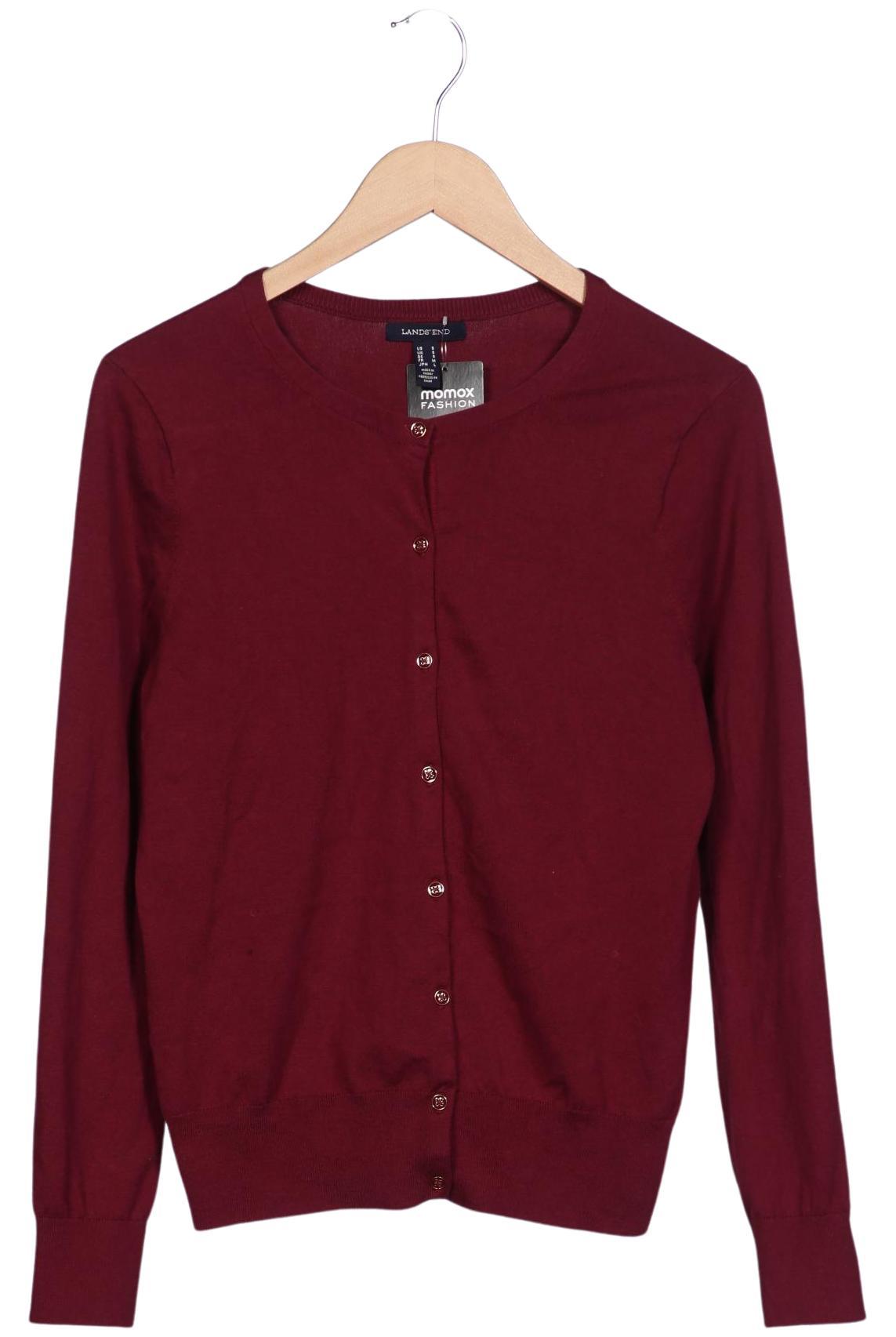 

Lands End Damen Strickjacke, bordeaux, Gr. 36