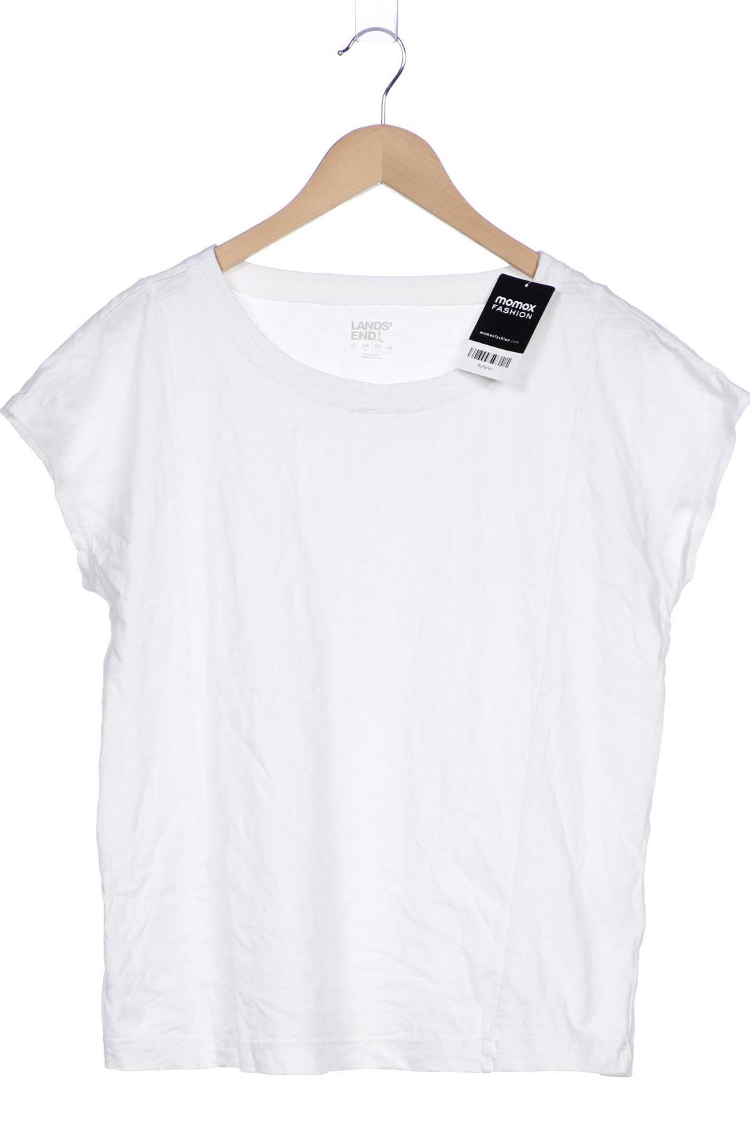 

Lands End Damen T-Shirt, weiß, Gr. 36