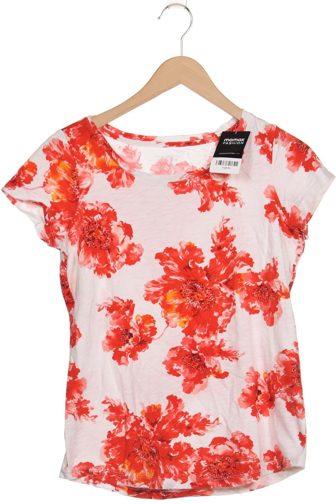 

Lands End Damen T-Shirt, rot, Gr. 34