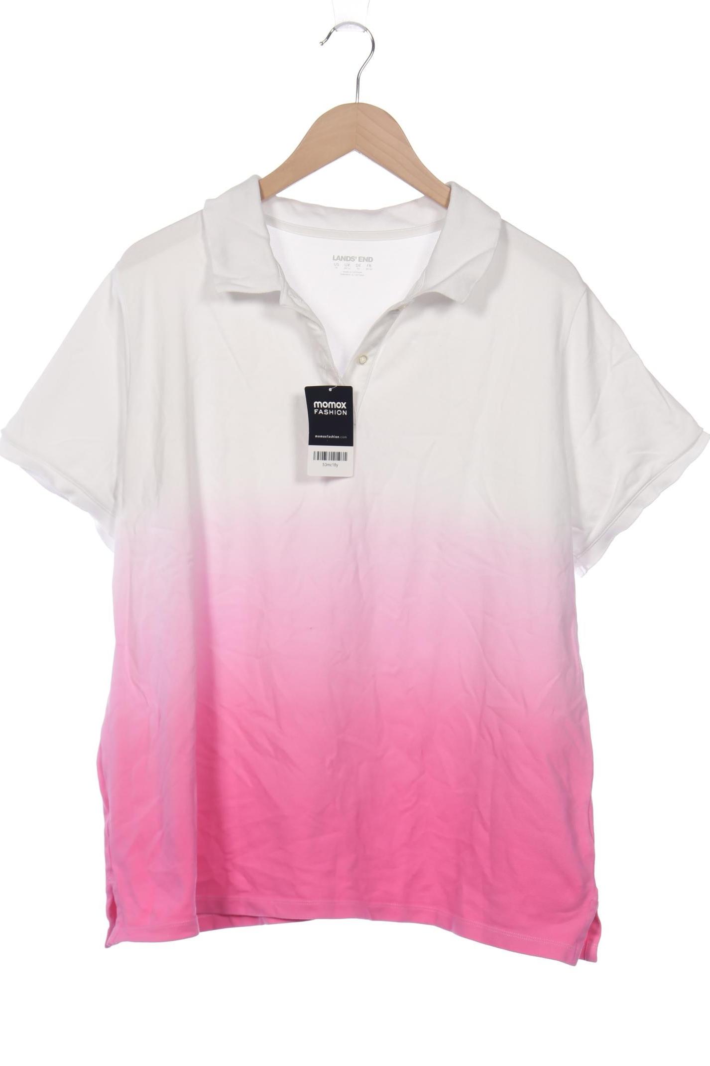 

Lands End Damen Poloshirt, weiß, Gr. 50