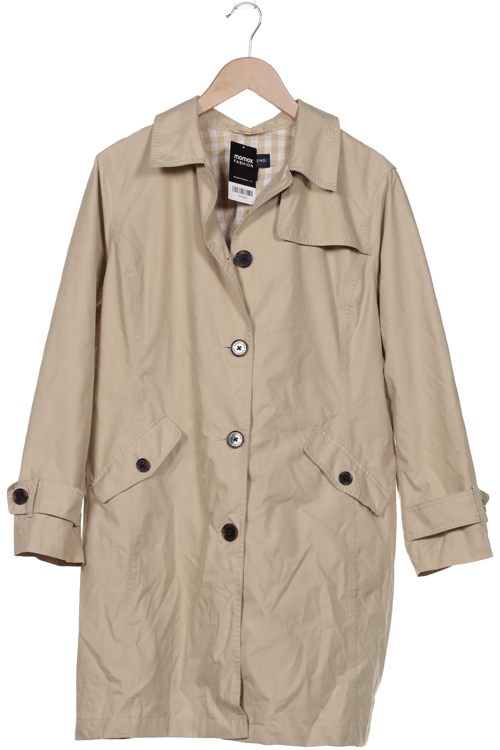 

Lands End Damen Mantel, cremeweiß