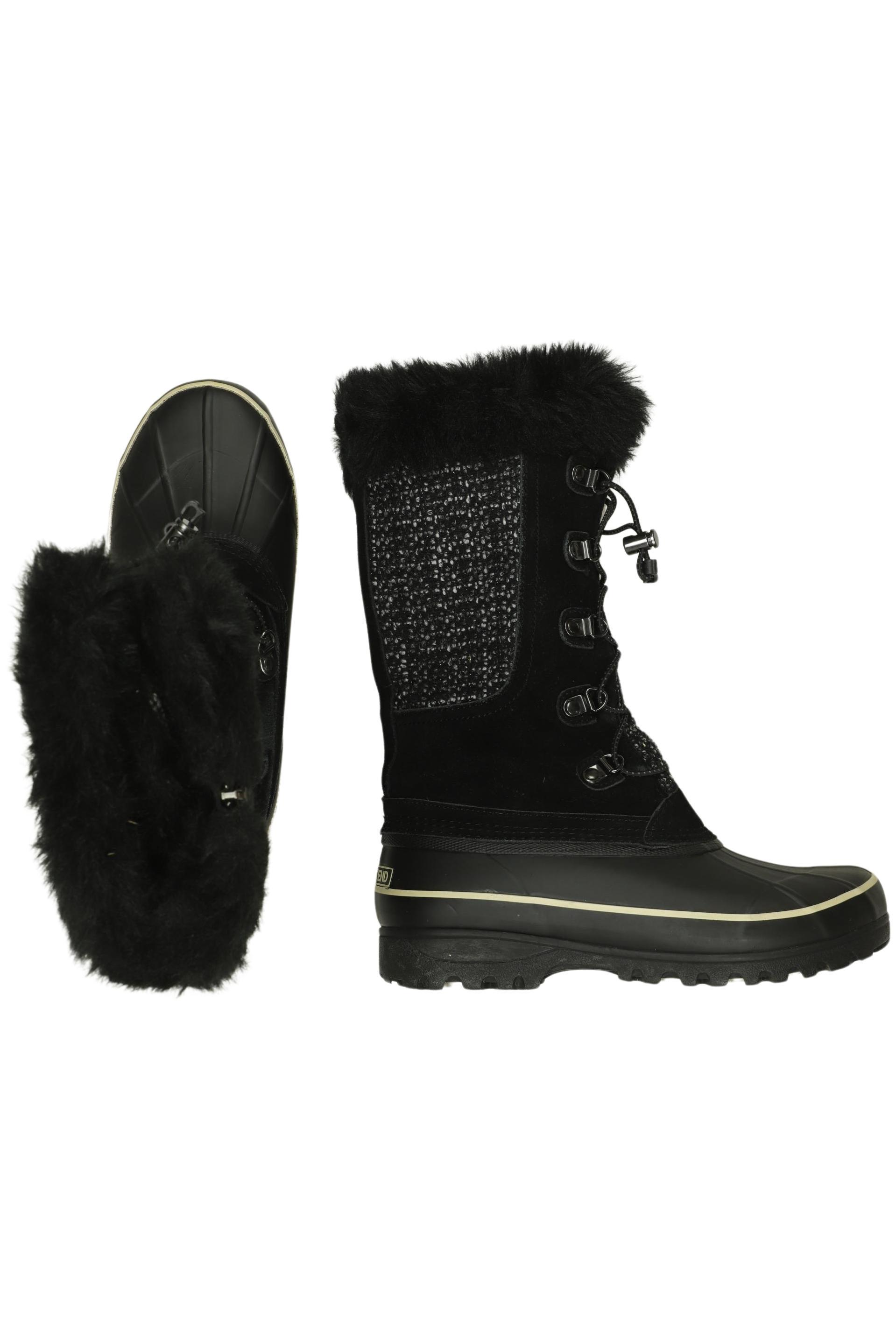 

Lands End Damen Stiefel, schwarz, Gr. 38.5