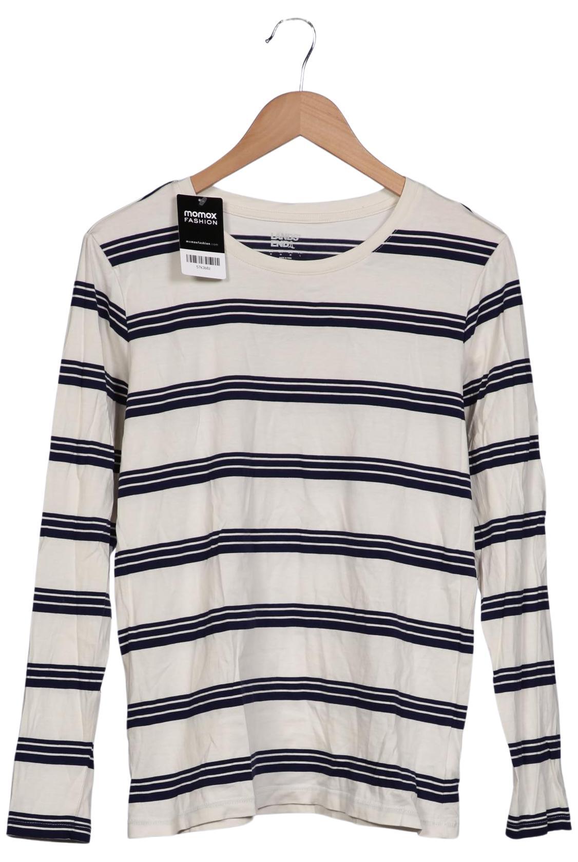 

Lands End Damen Langarmshirt, cremeweiß, Gr. 38