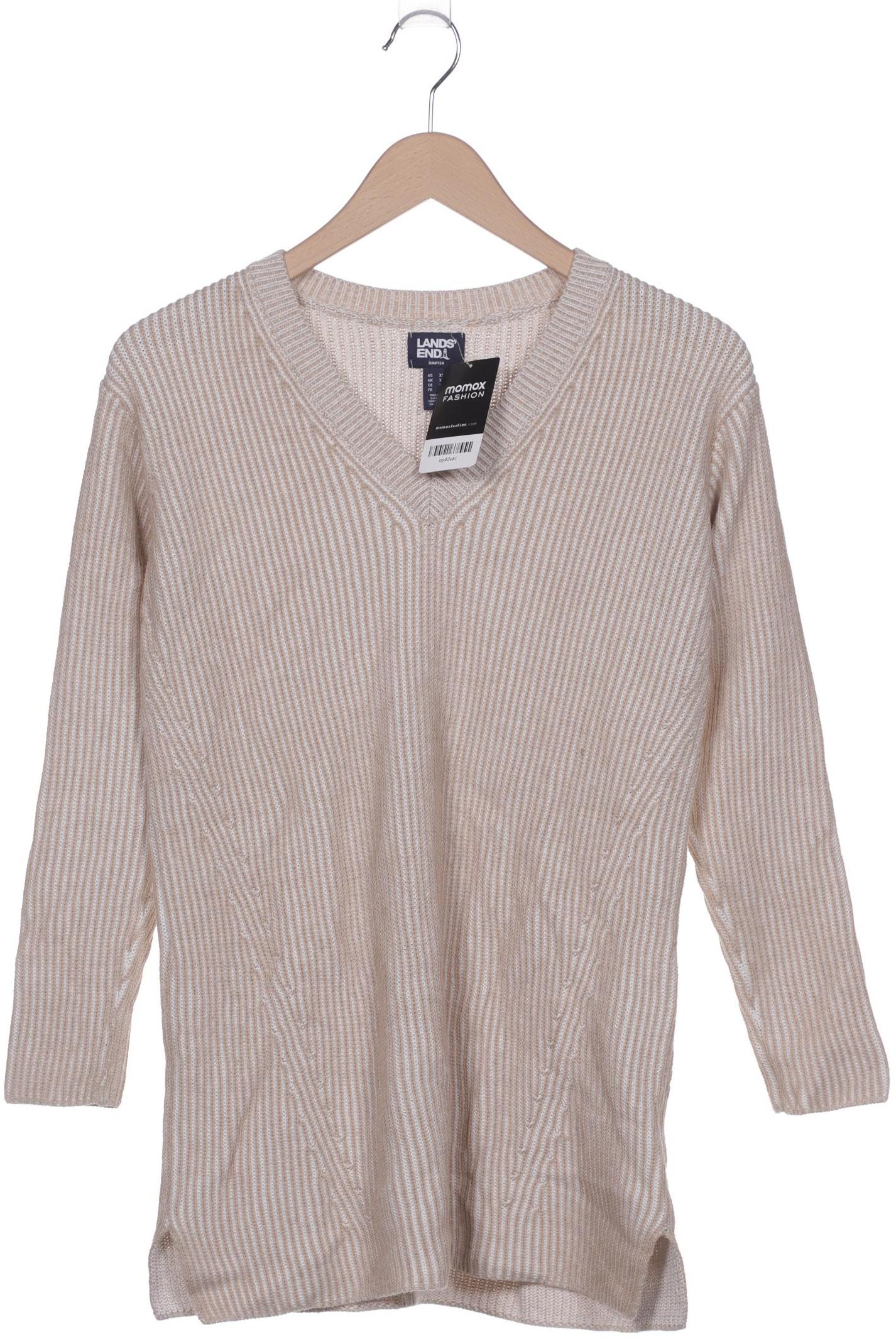 

Lands End Damen Pullover, beige, Gr. 34