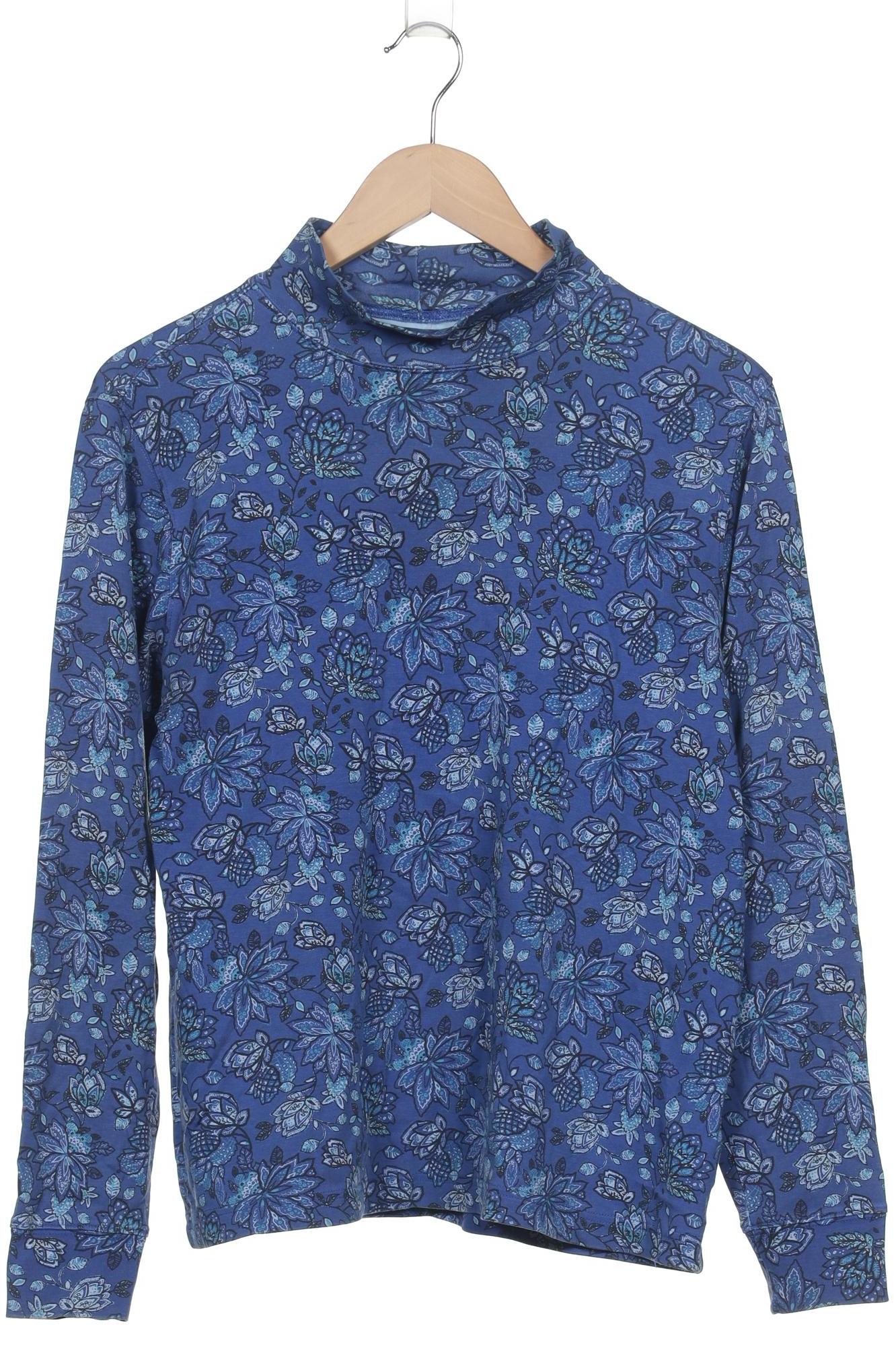 

Lands End Damen Langarmshirt, marineblau, Gr. 38