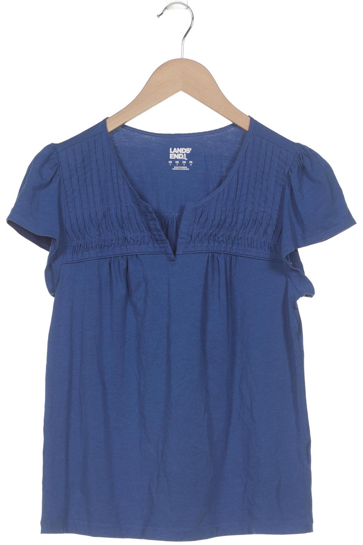 

Lands End Damen T-Shirt, blau, Gr. 36