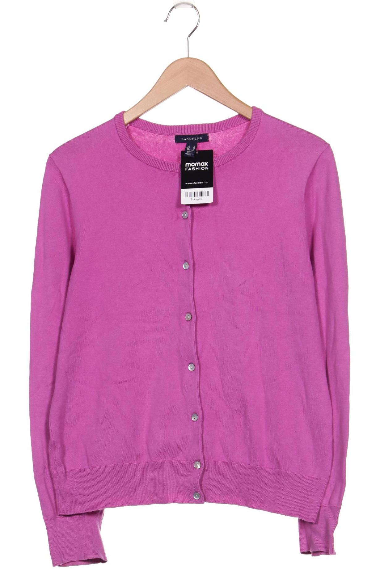 

Lands End Damen Strickjacke, pink