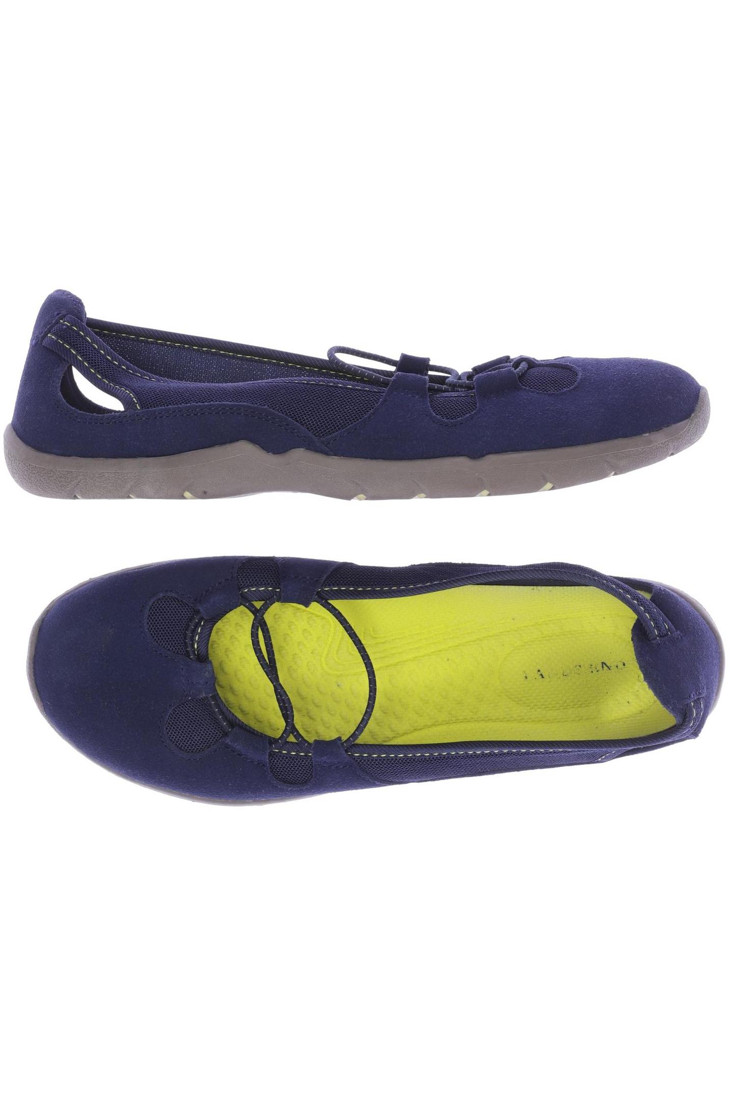 

Lands End Damen Ballerinas, marineblau, Gr. 41.5
