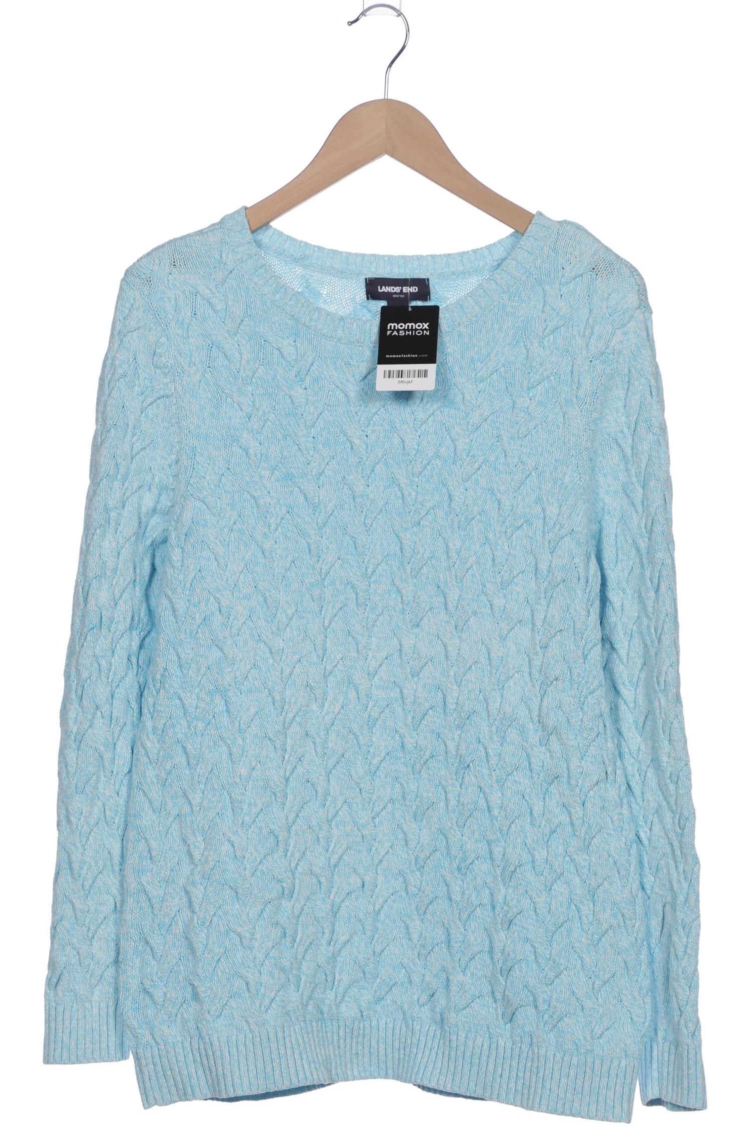 

Lands End Damen Pullover, hellblau, Gr. 44