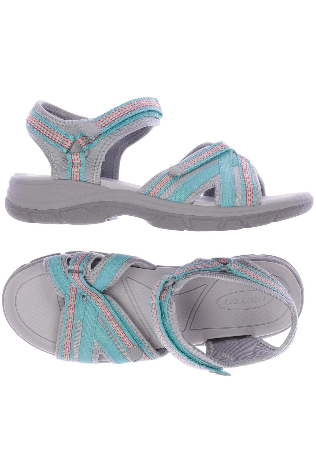

Lands End Damen Sandale, blau, Gr. 40