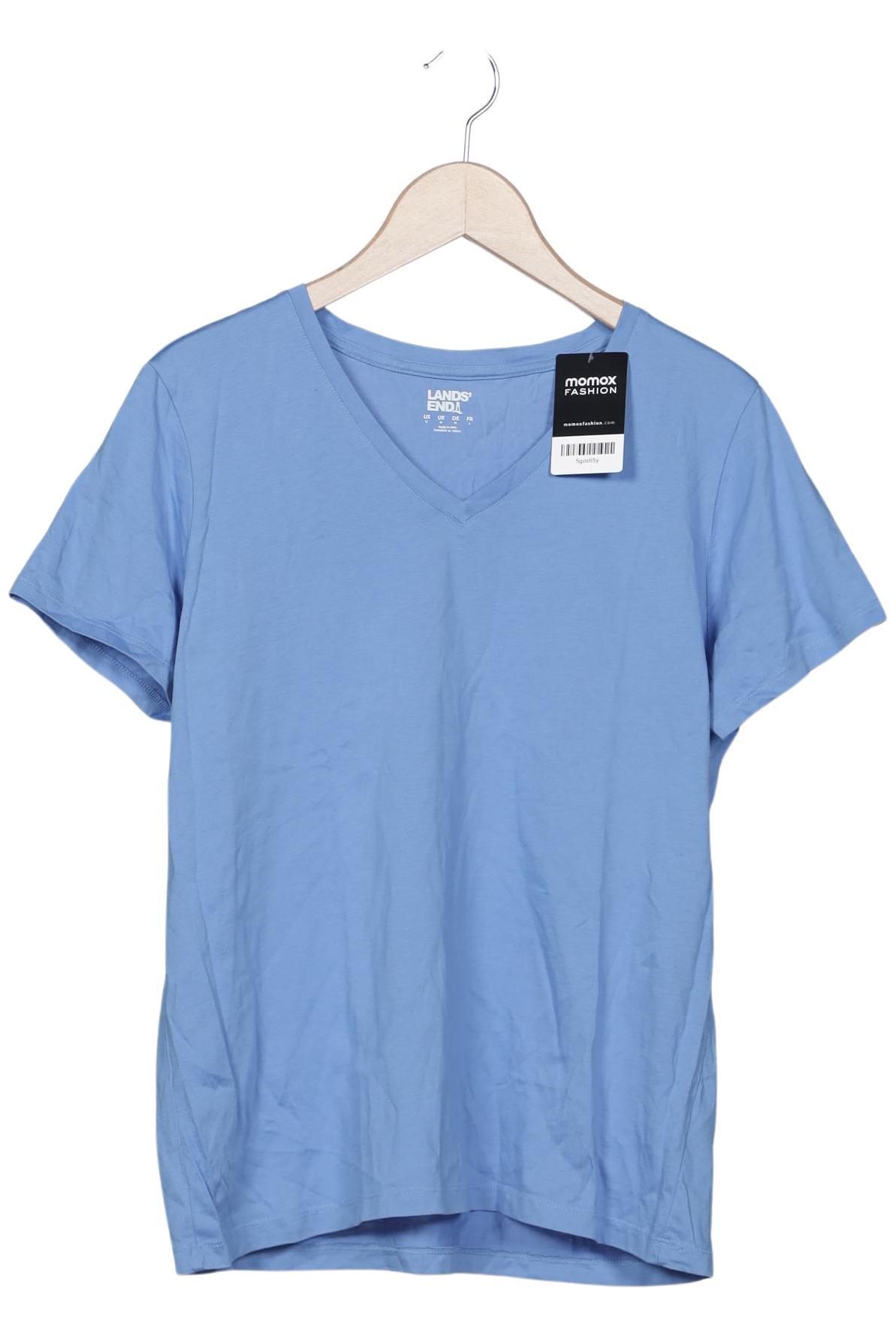 

Lands End Damen T-Shirt, blau, Gr. 38
