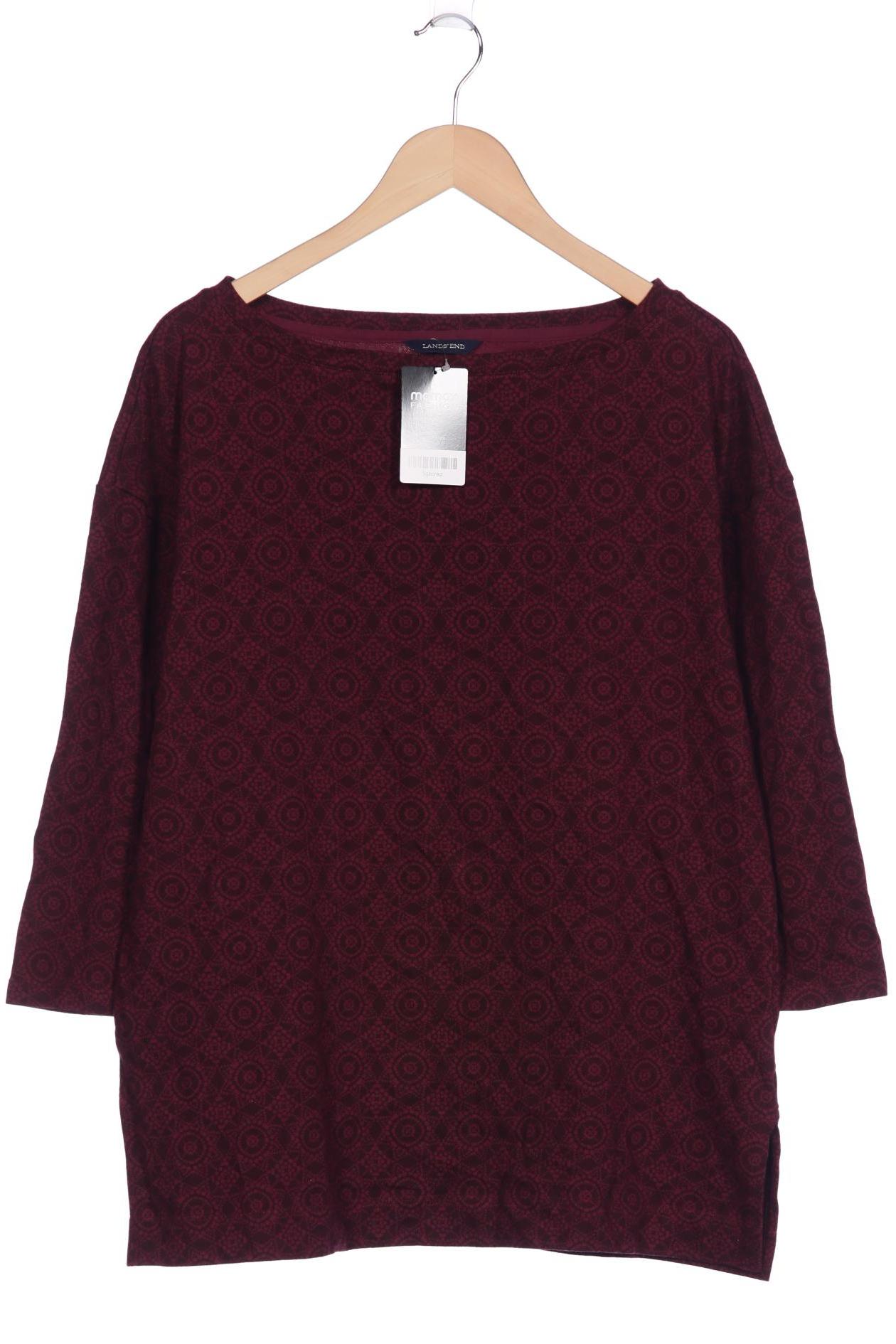 

Lands End Damen Langarmshirt, bordeaux