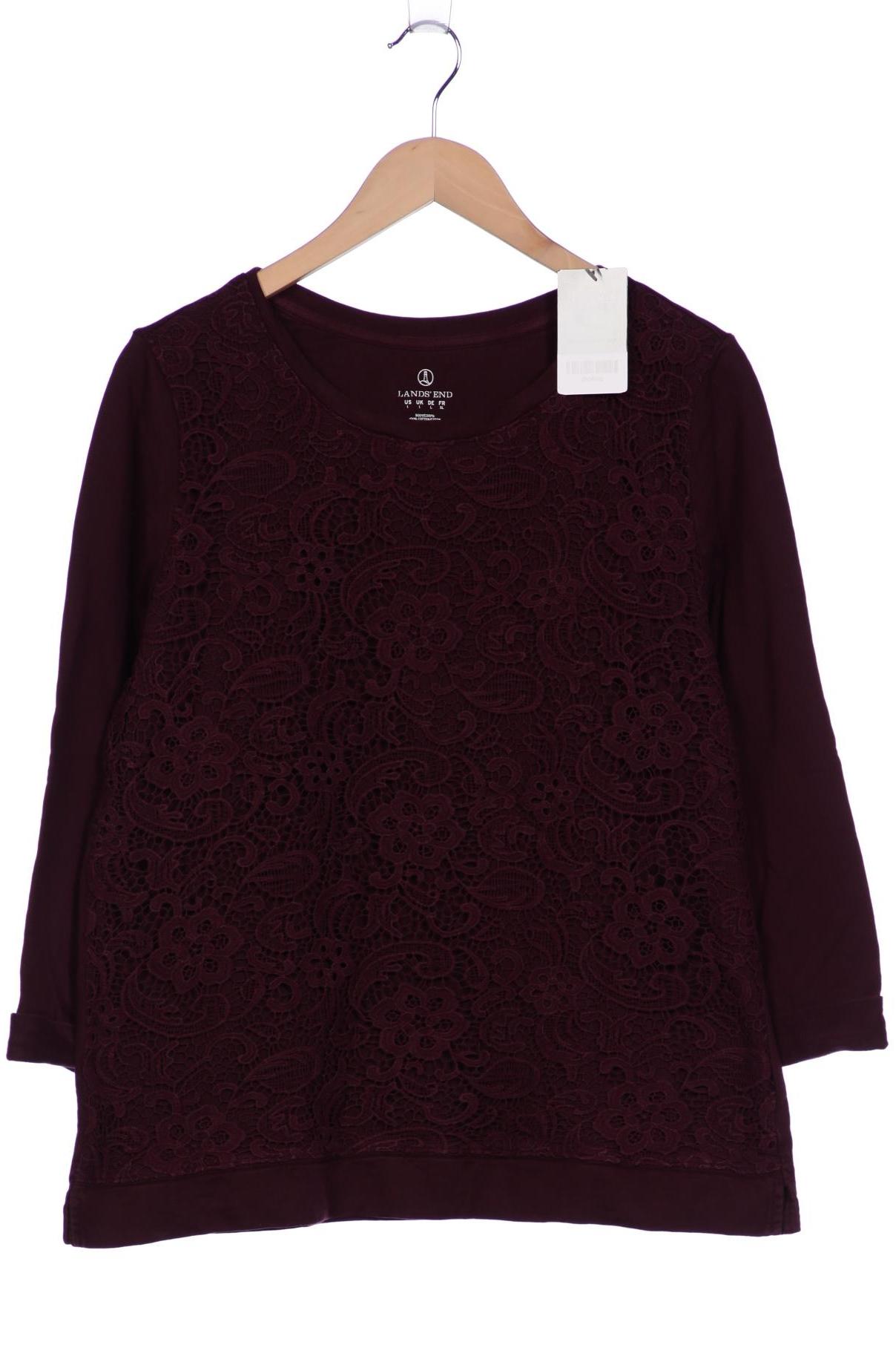 

Lands End Damen Sweatshirt, bordeaux, Gr. 42