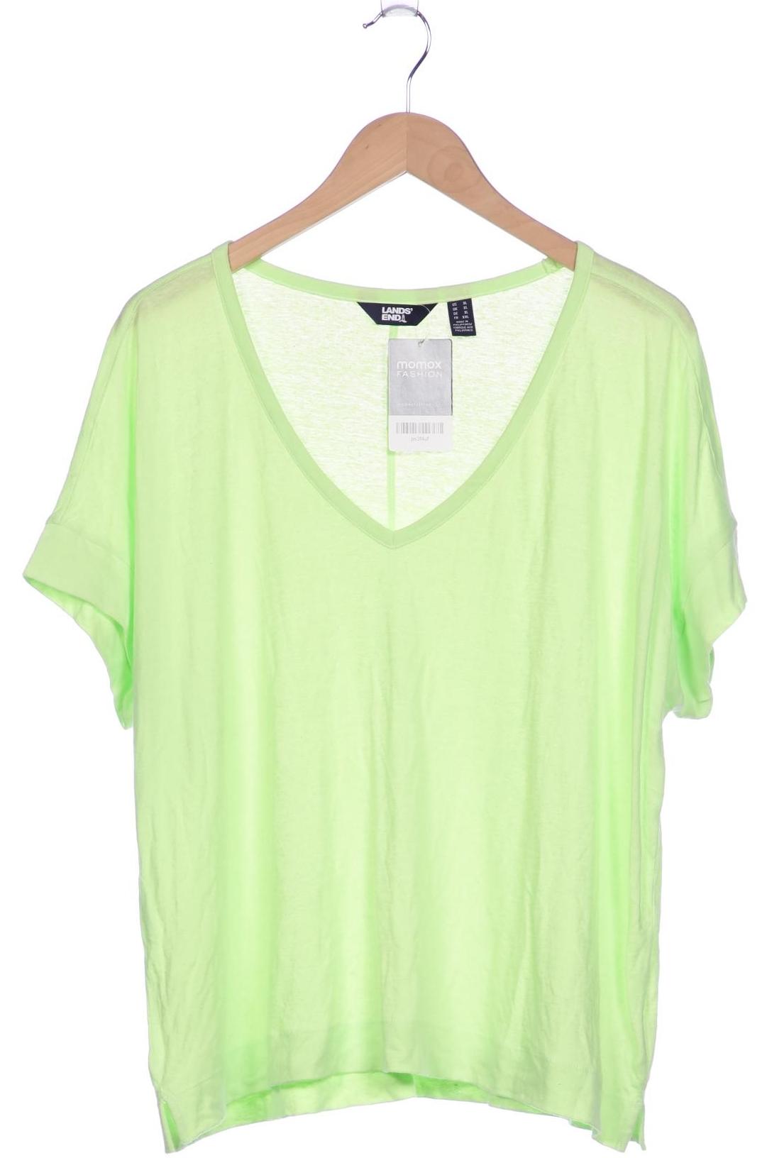 

Lands End Damen T-Shirt, hellgrün, Gr. 44