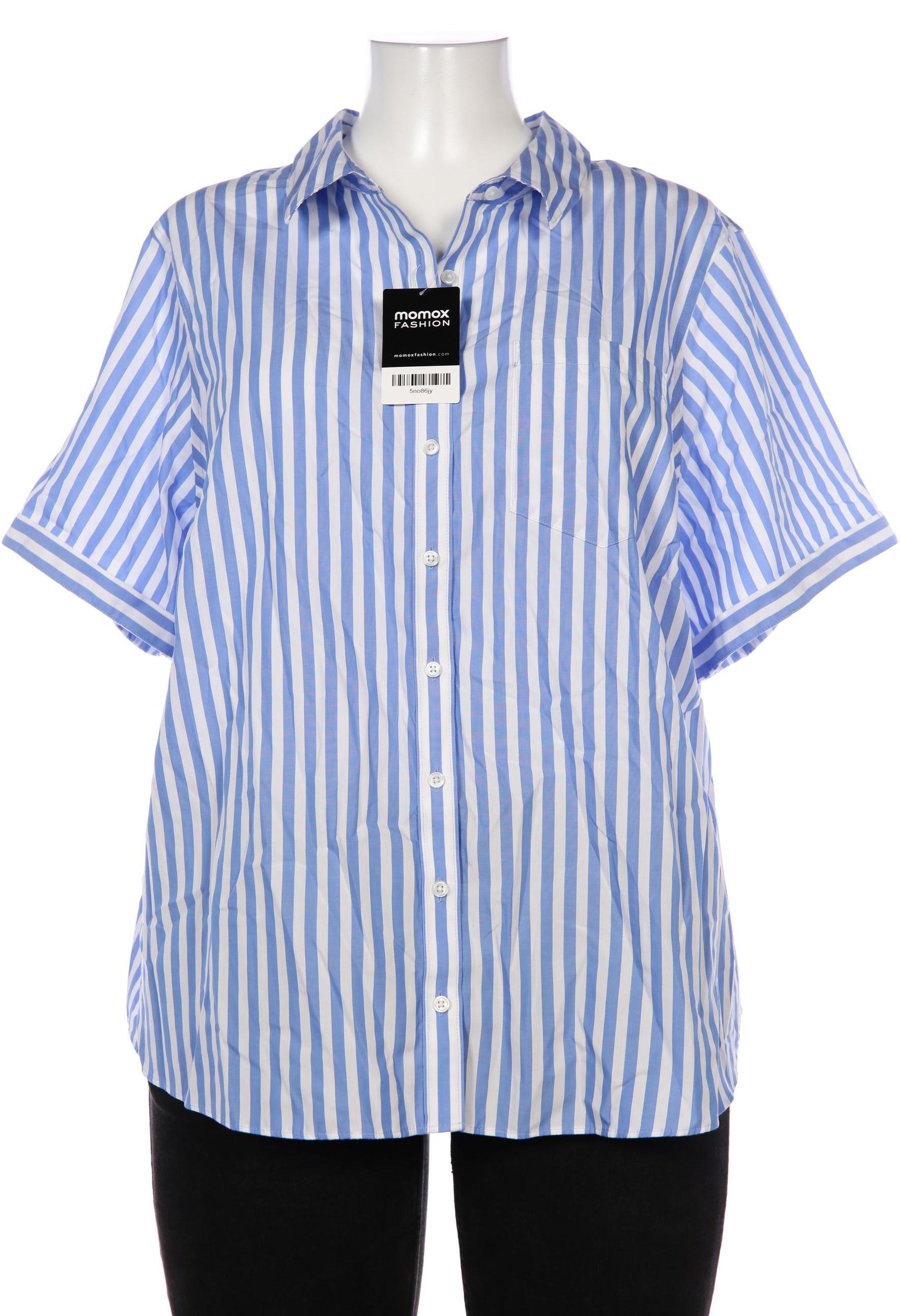 

Lands End Damen Bluse, blau, Gr. 52