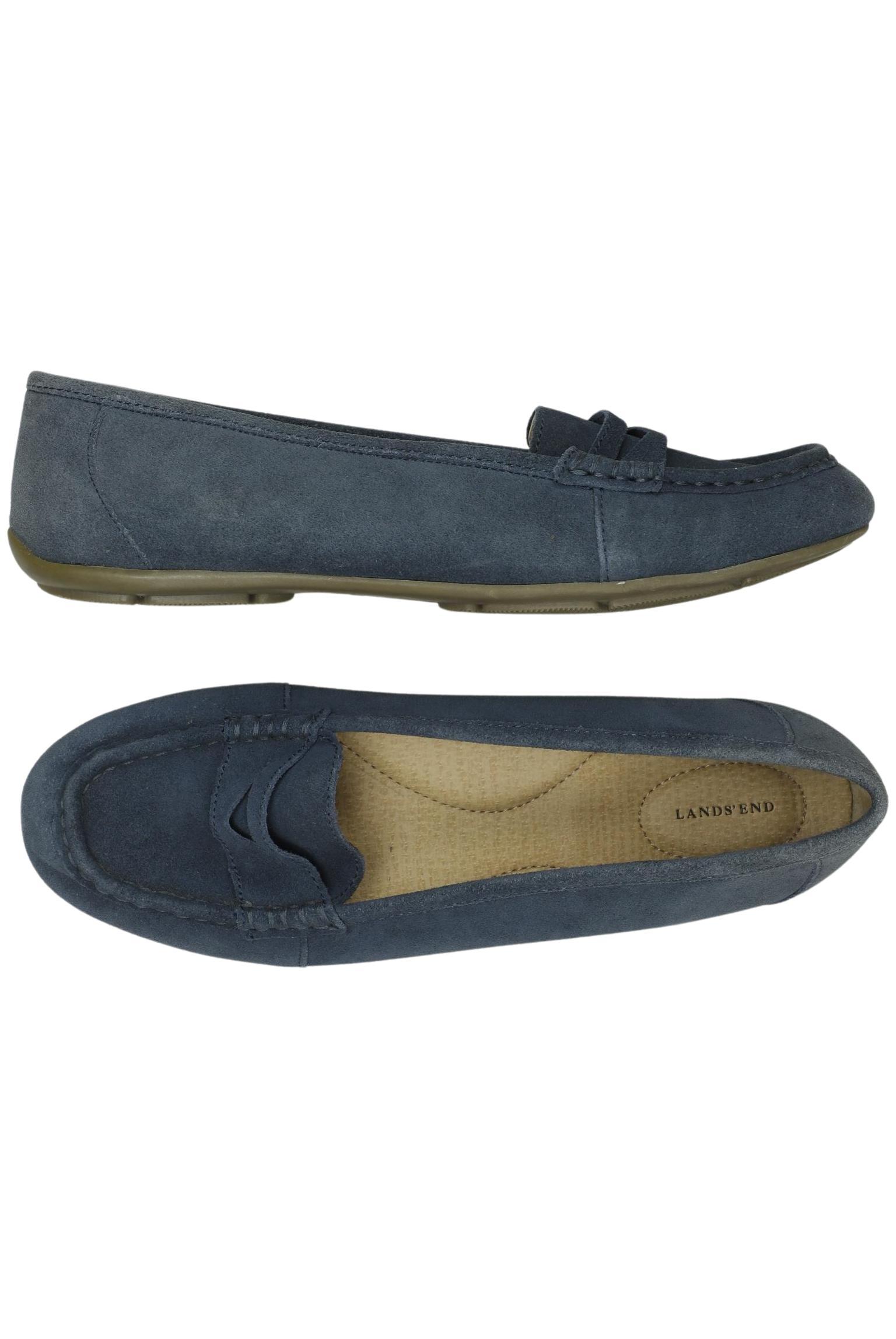 

Lands End Damen Halbschuh, marineblau, Gr. 42.5