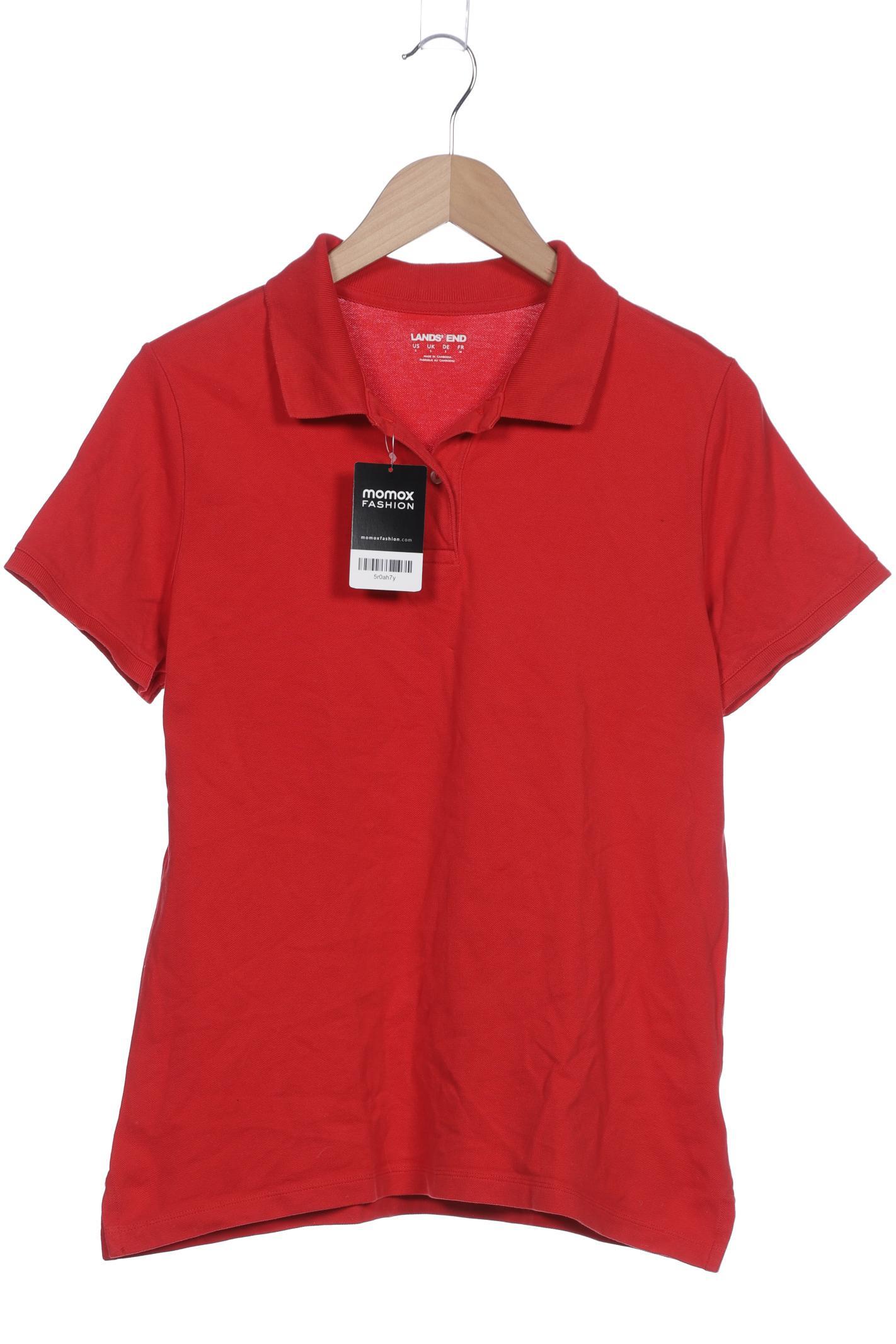 

Lands End Damen Poloshirt, rot, Gr. 36