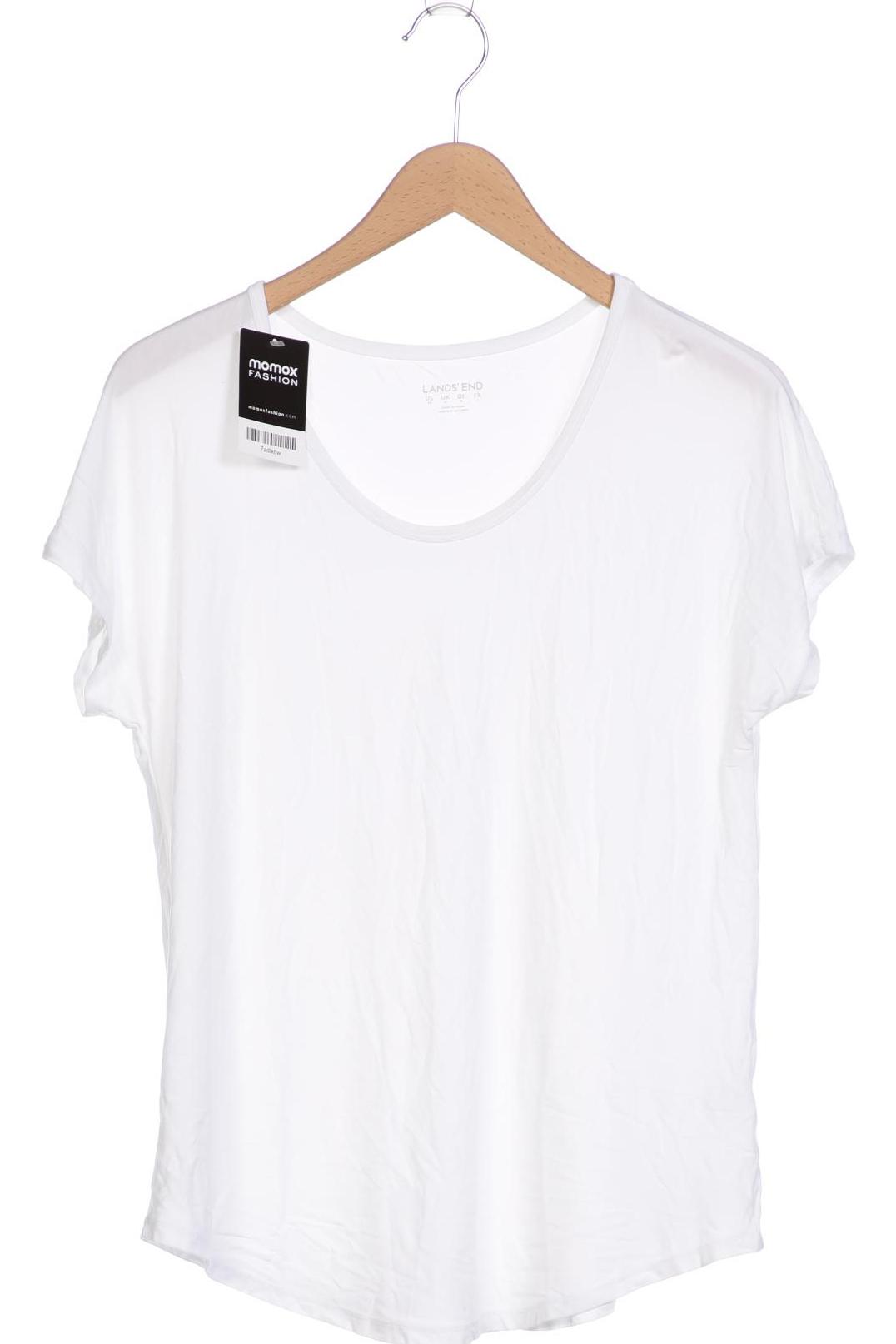 

Lands End Damen T-Shirt, weiß, Gr. 38