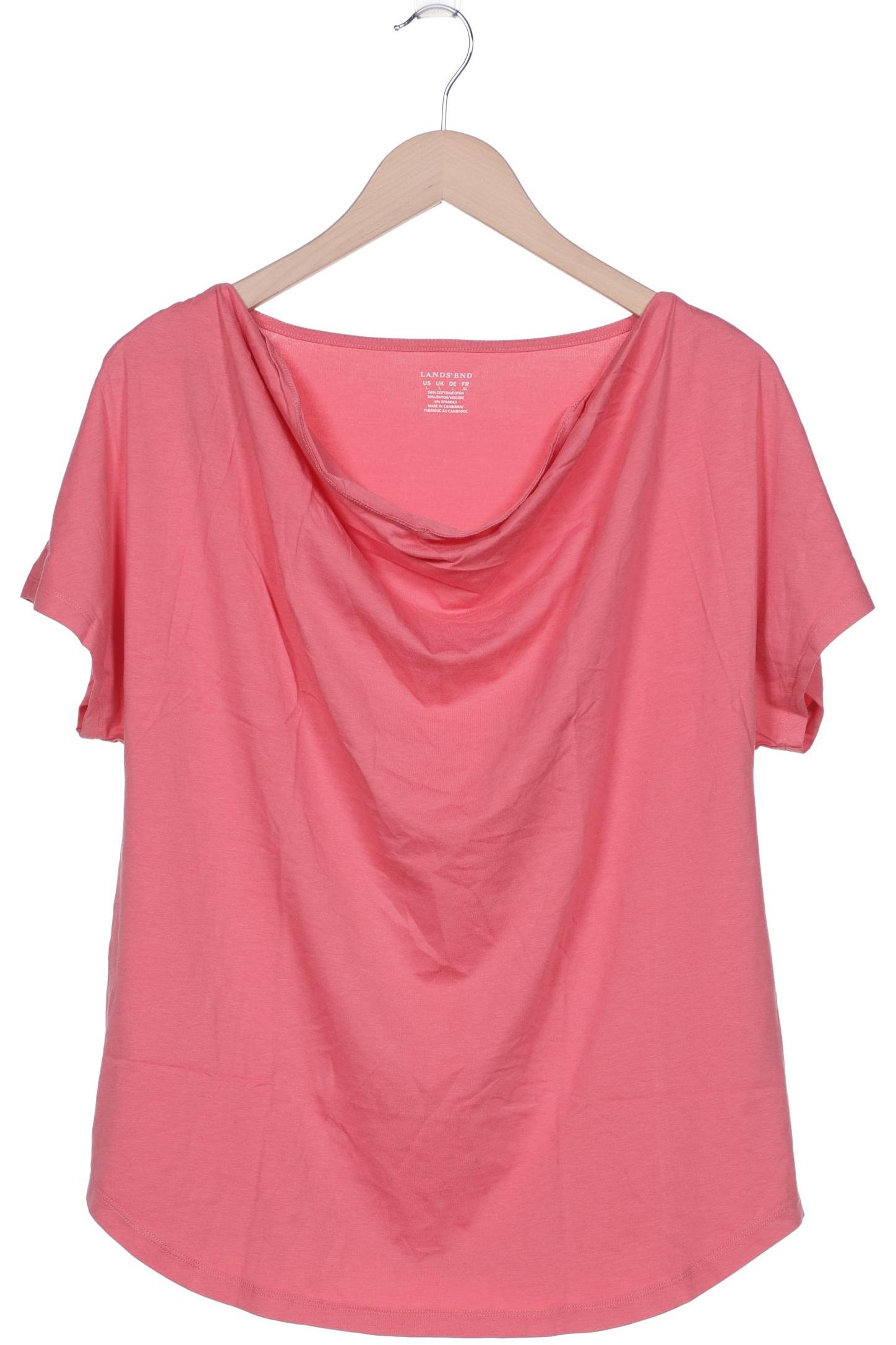 

Lands End Damen T-Shirt, pink, Gr. 42